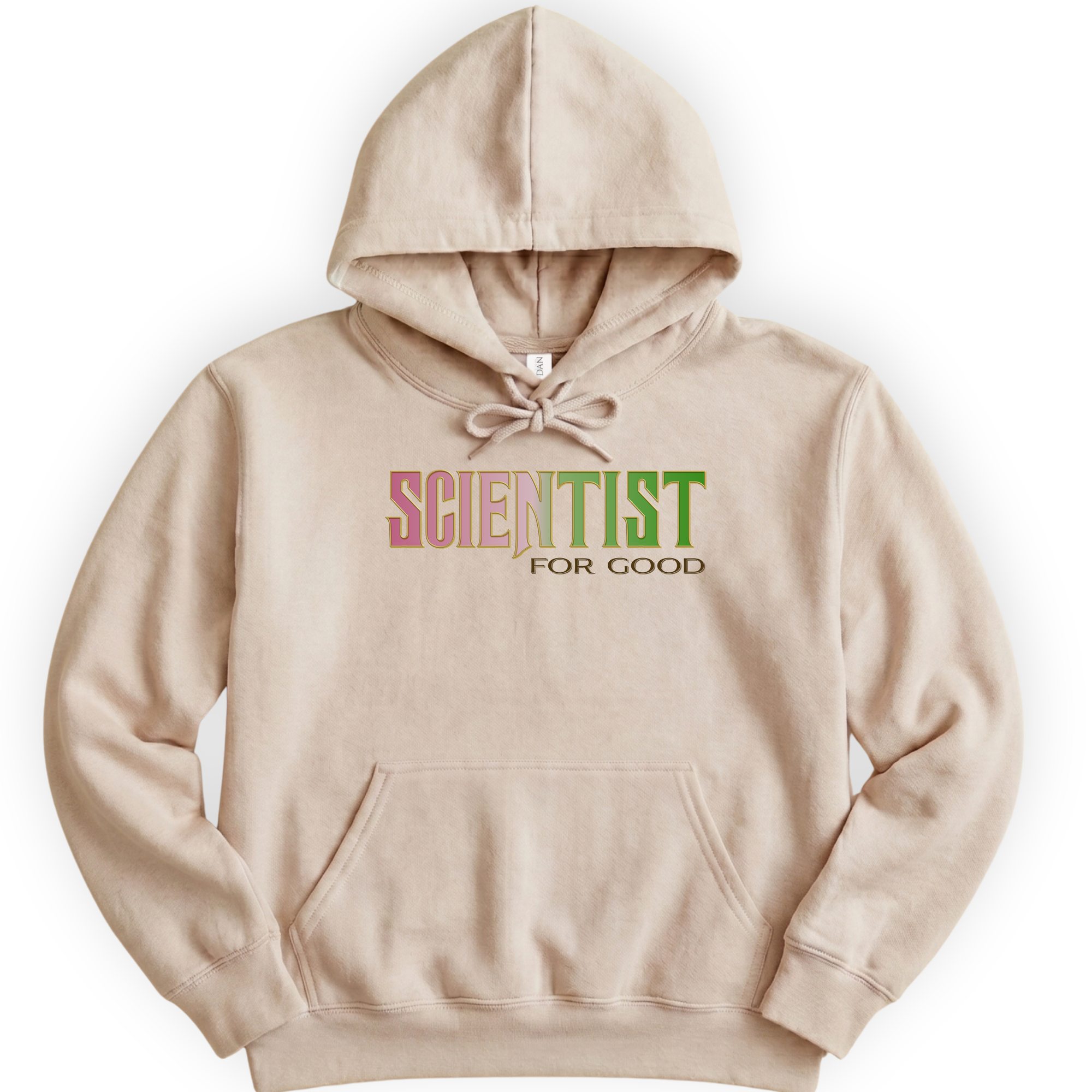 Scientist For Good hoodie — Sand