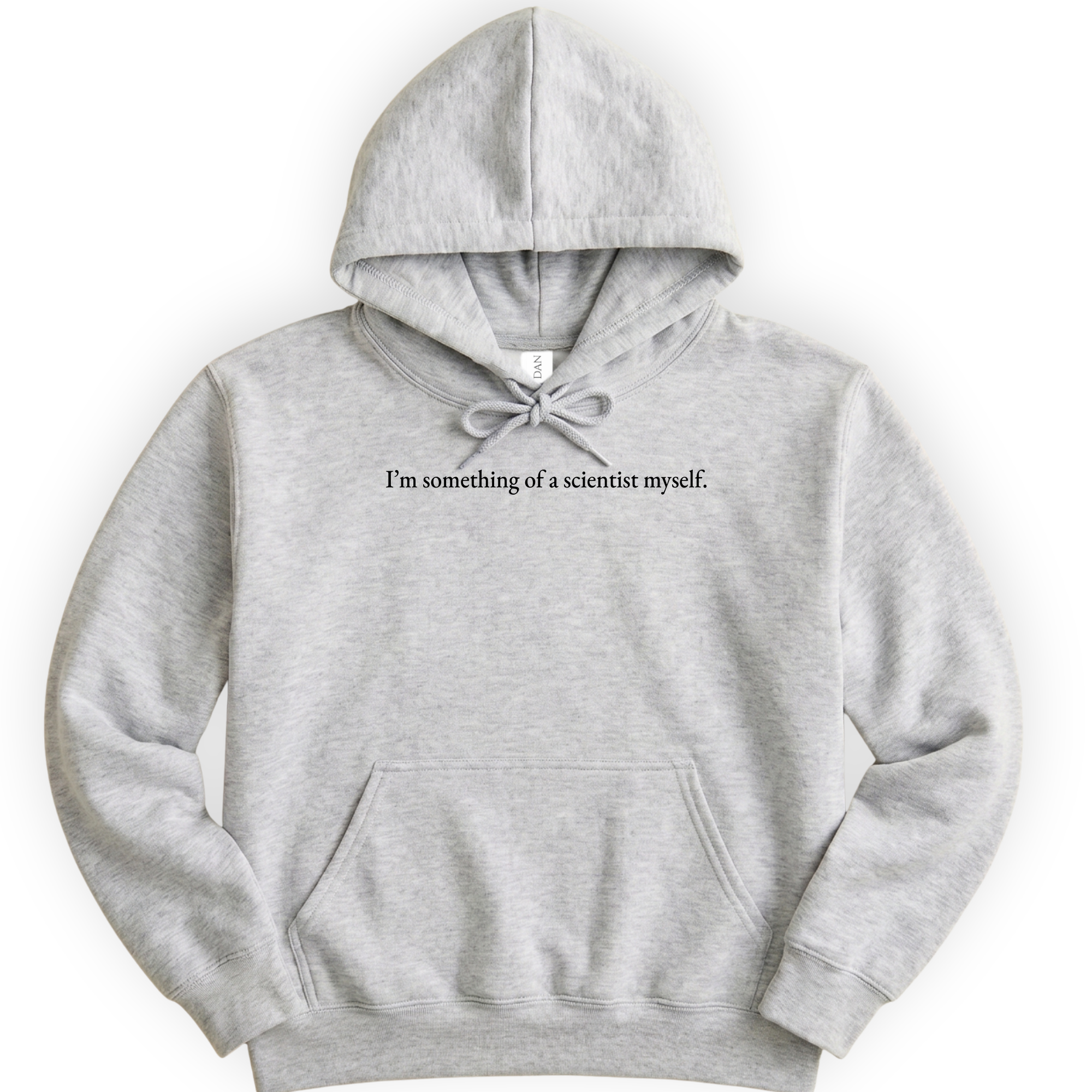 I'm Something Of A Scientist hoodie — Ash
