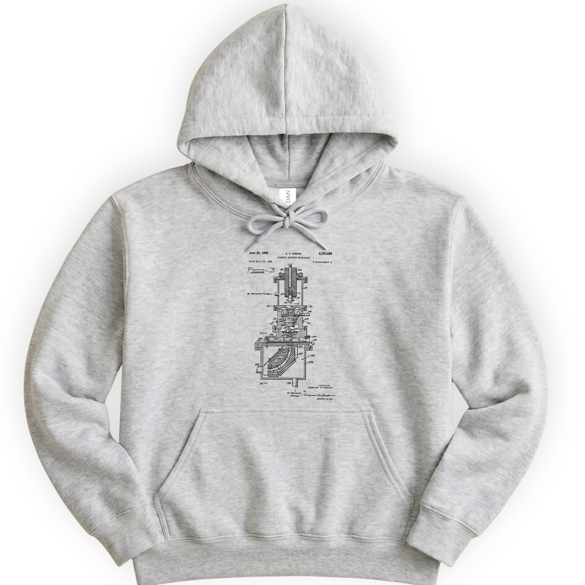 SEM Patent hoodie — Ash