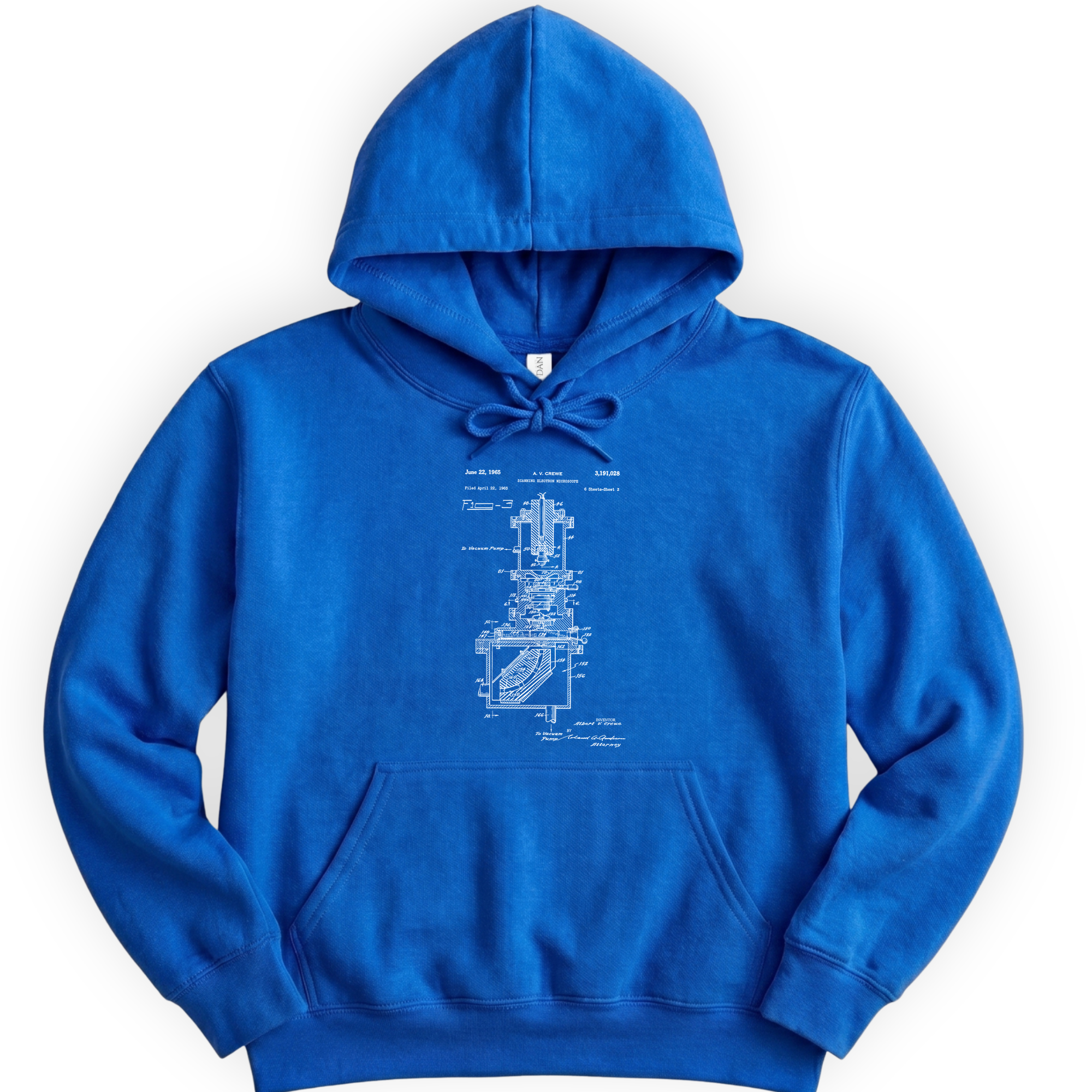 SEM Patent hoodie — Royal