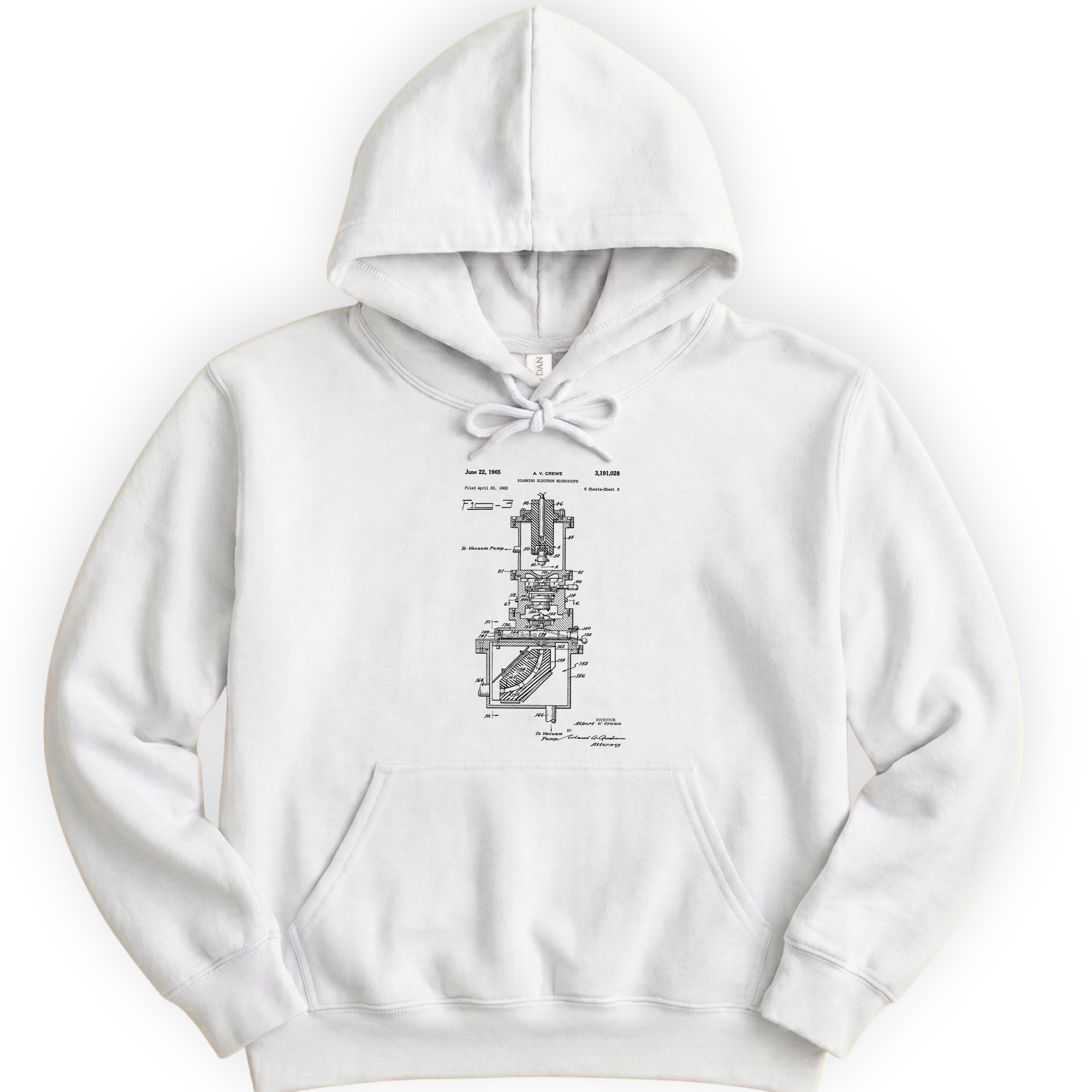 SEM Patent hoodie — White