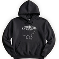 Serotonin The Mood Stabilizer hoodie — Black