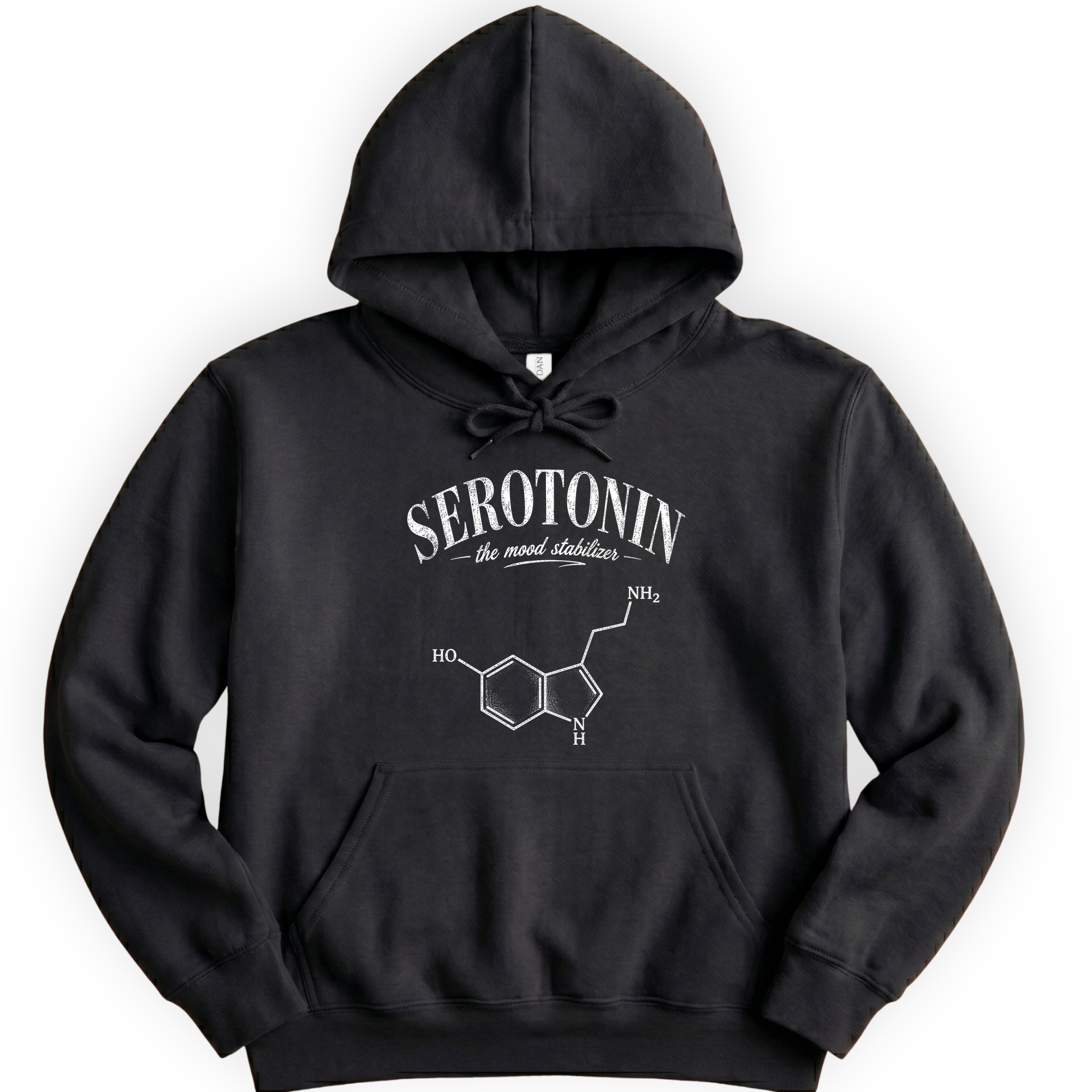 Serotonin The Mood Stabilizer hoodie — Black