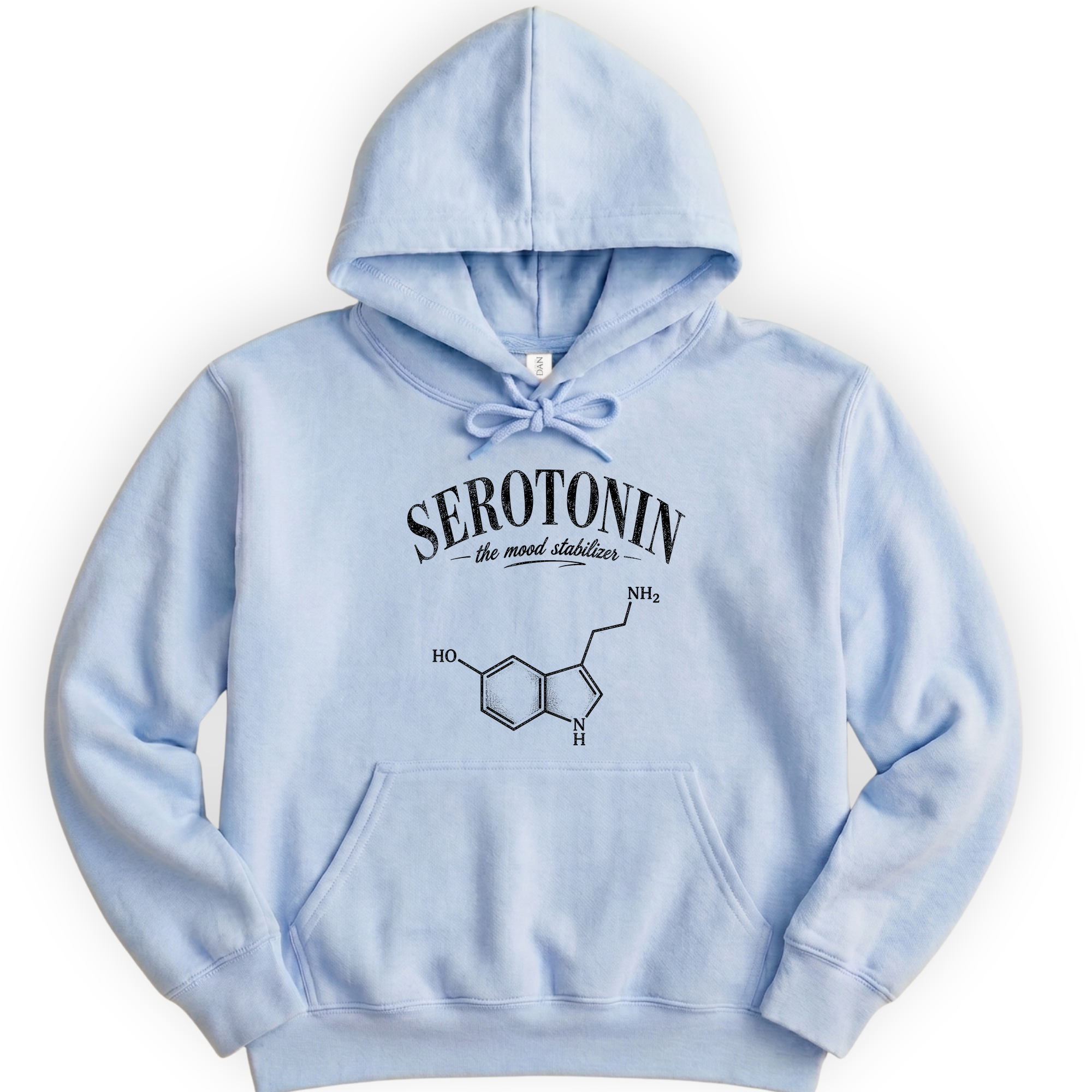 Serotonin The Mood Stabilizer hoodie — Light Blue
