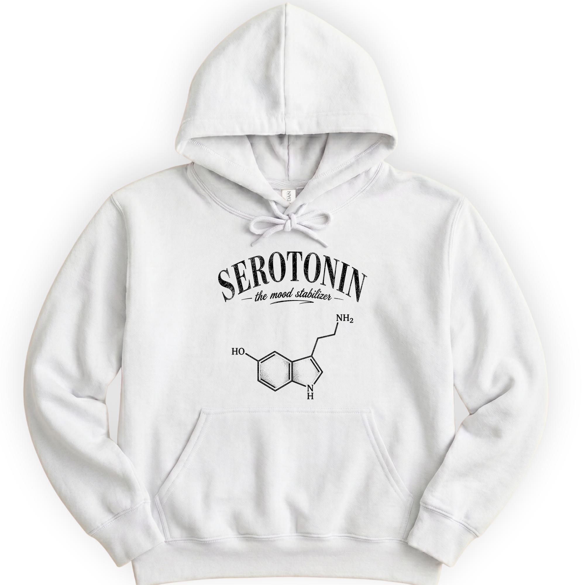 Serotonin The Mood Stabilizer hoodie — White