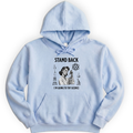 Stand Back I'm Going To Try Science hoodie — Light Blue