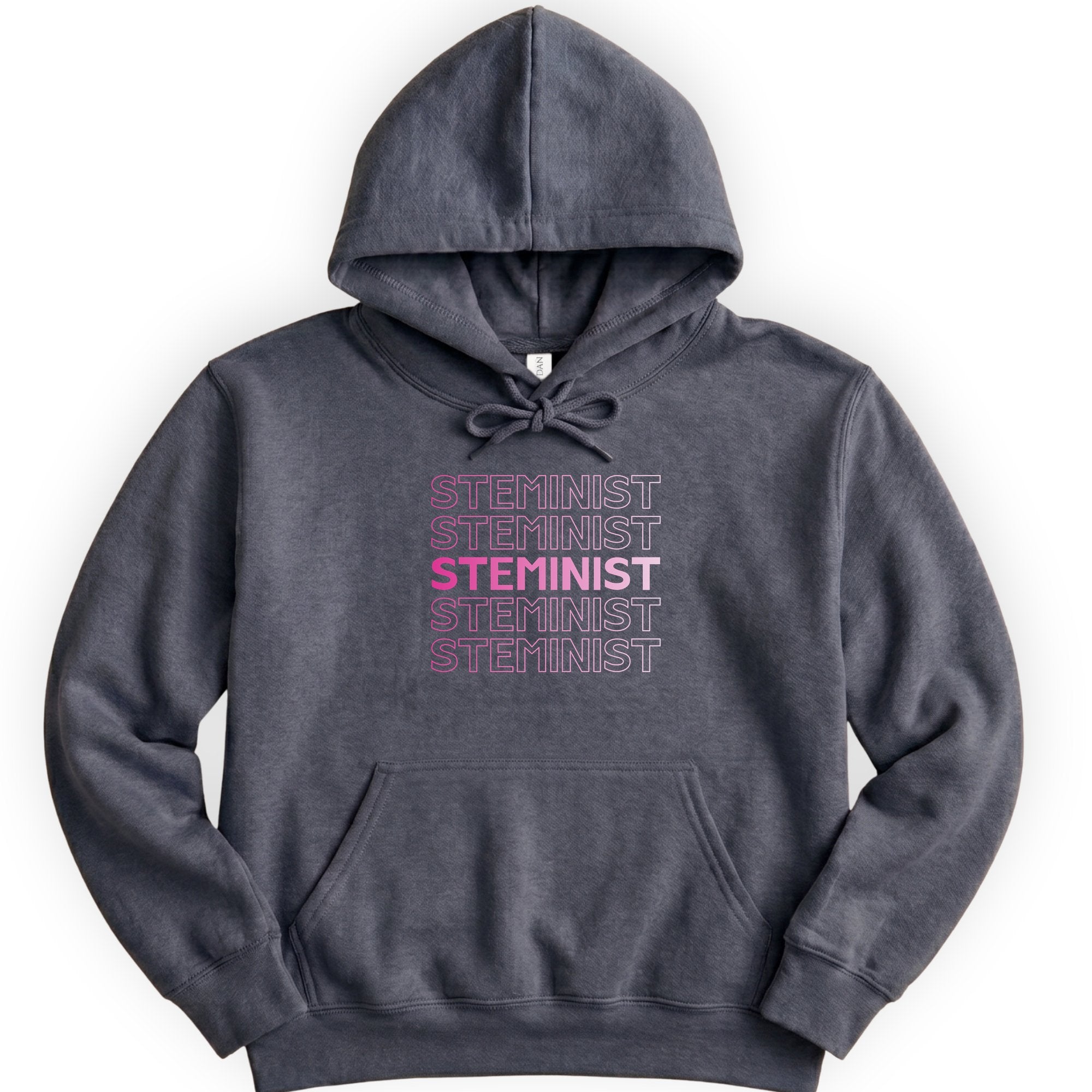 STEMINIST hoodie — Dark Heather