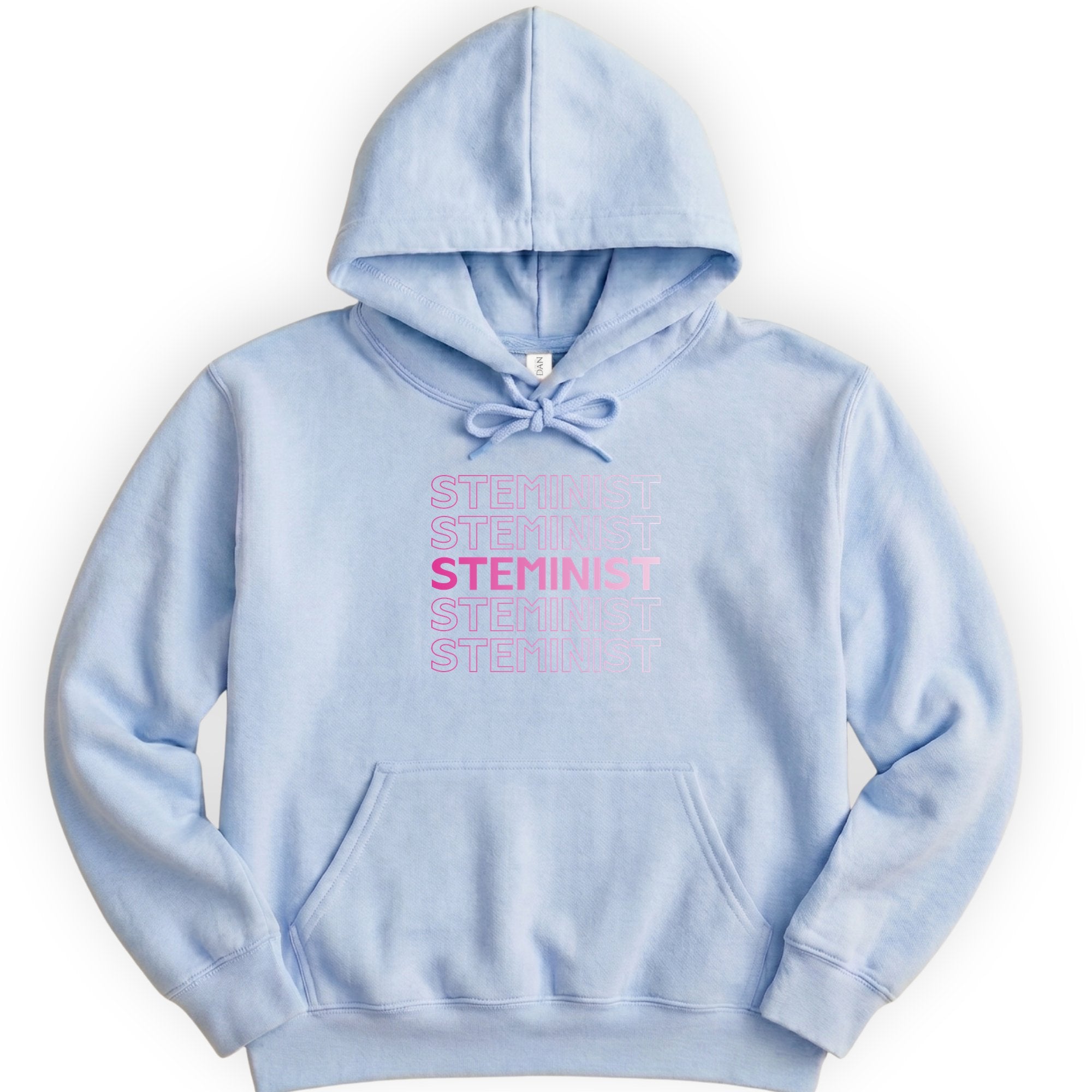 STEMINIST hoodie — Light Blue