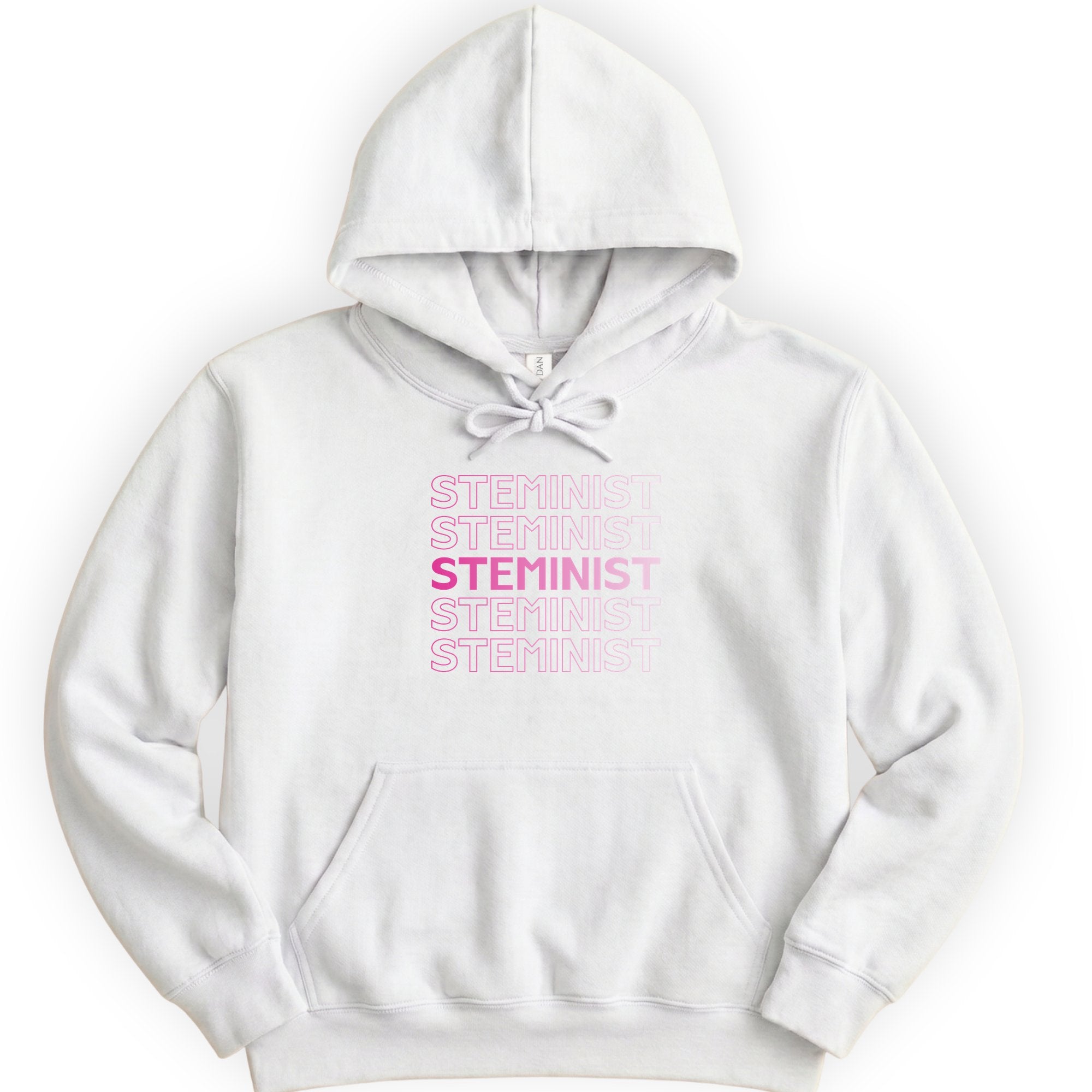STEMINIST hoodie — White