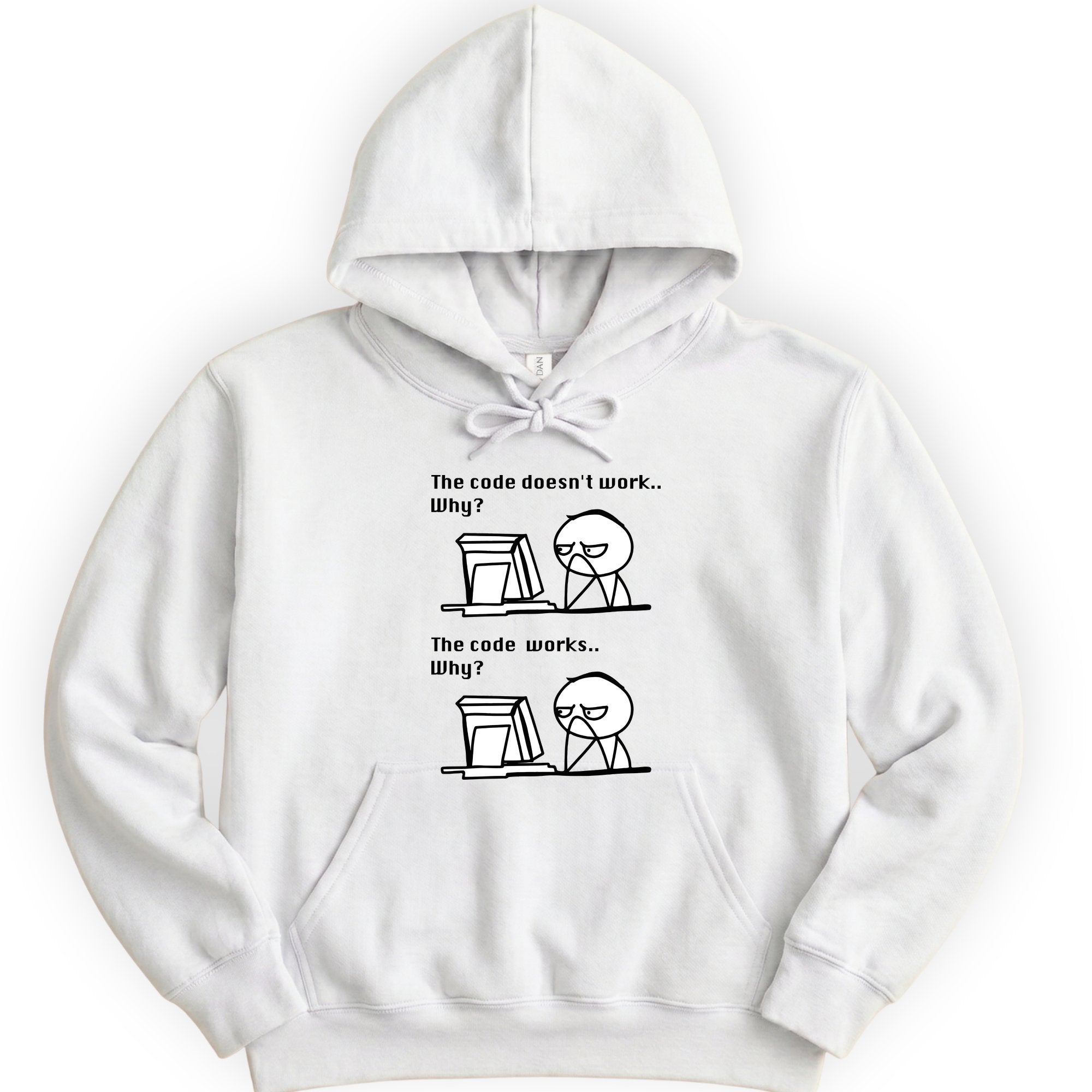 The Code Works hoodie — White