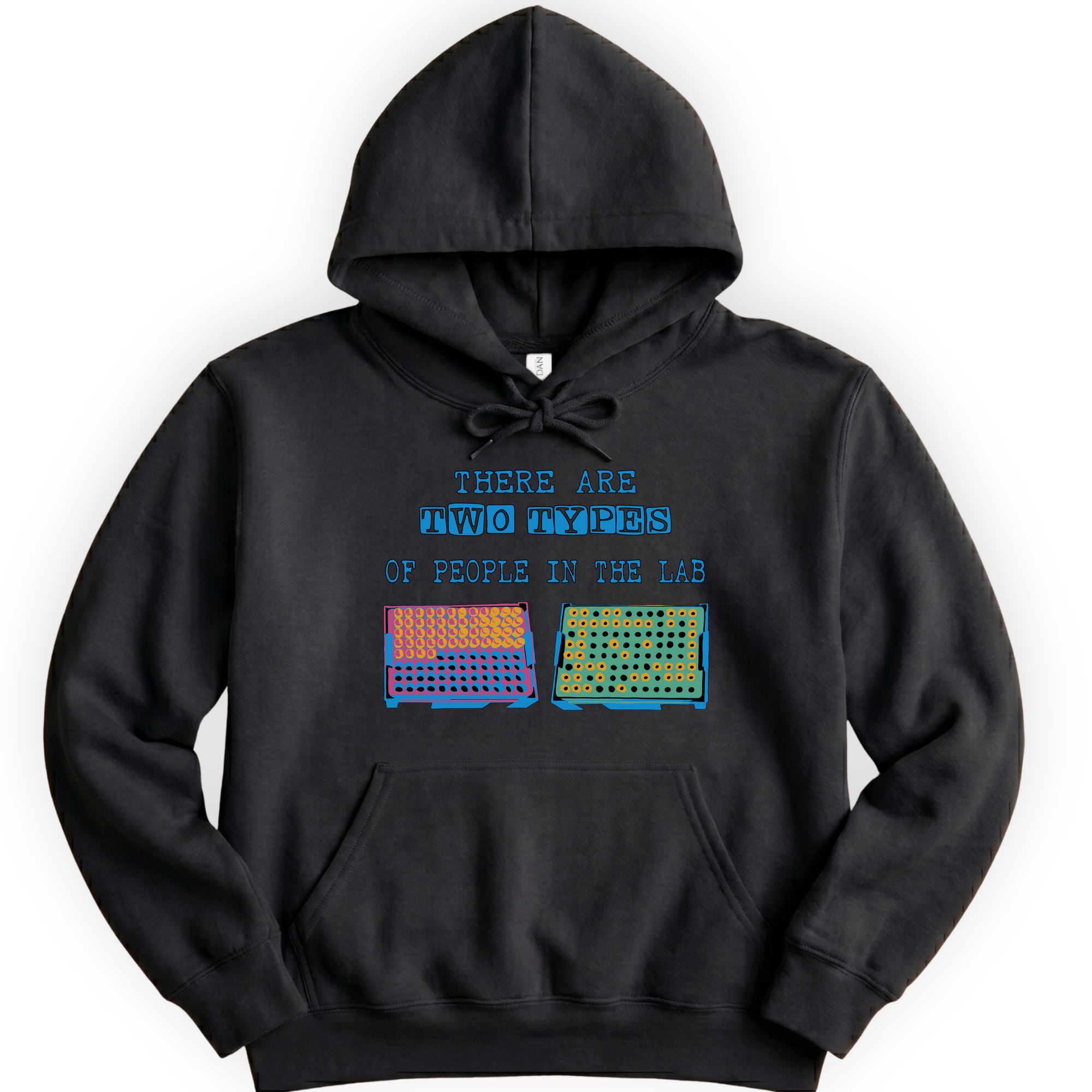 There Are Two Types Of People In The Lab hoodie — Black