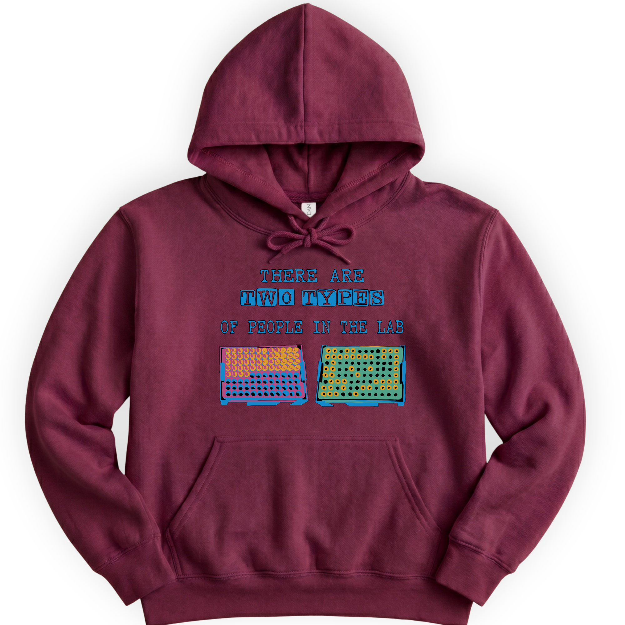 There Are Two Types Of People In The Lab hoodie — Maroon