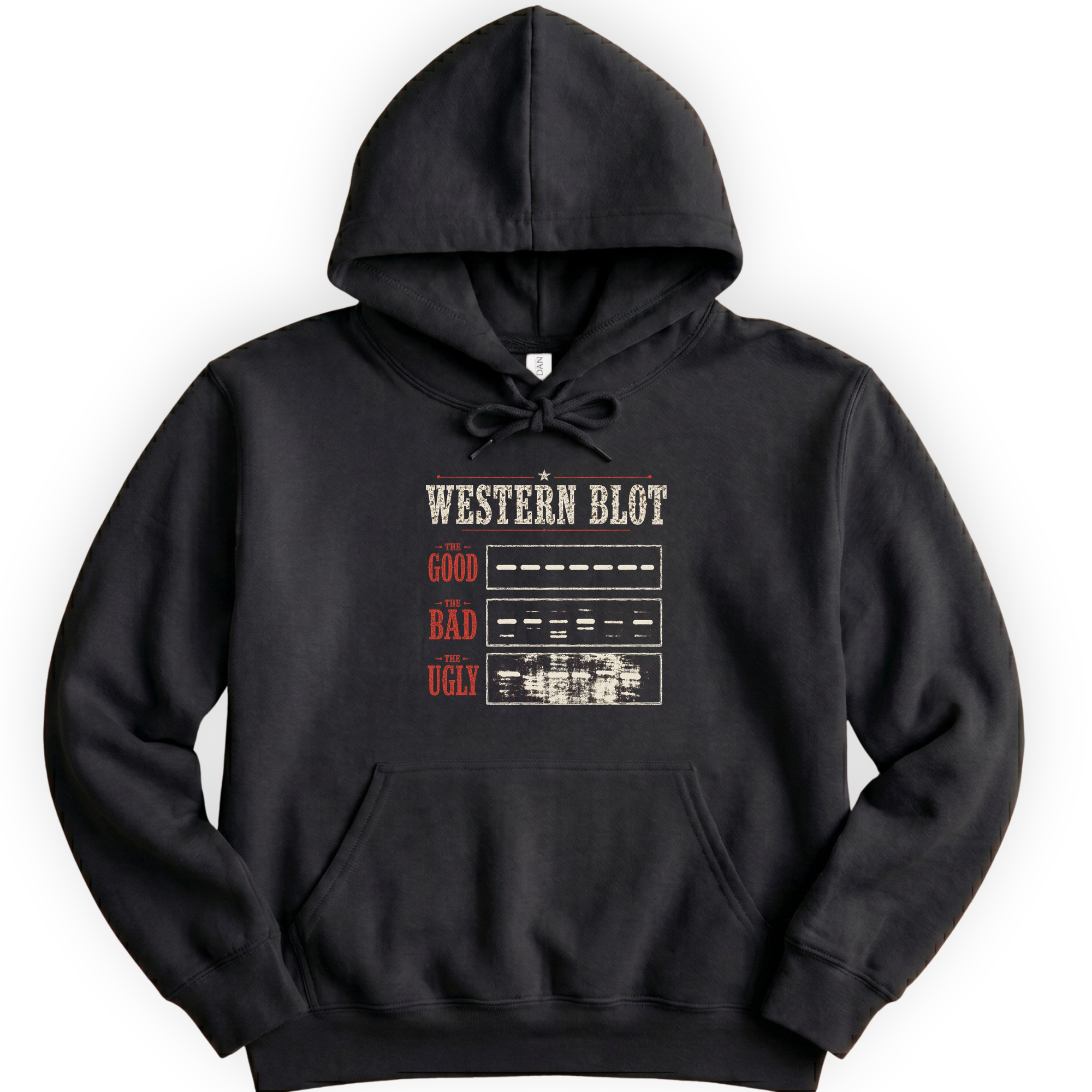 Western Blot hoodie — Black