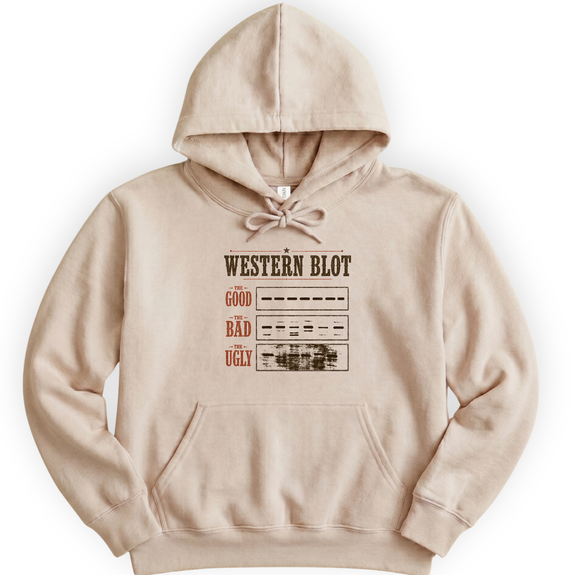 Western Blot hoodie — Sand