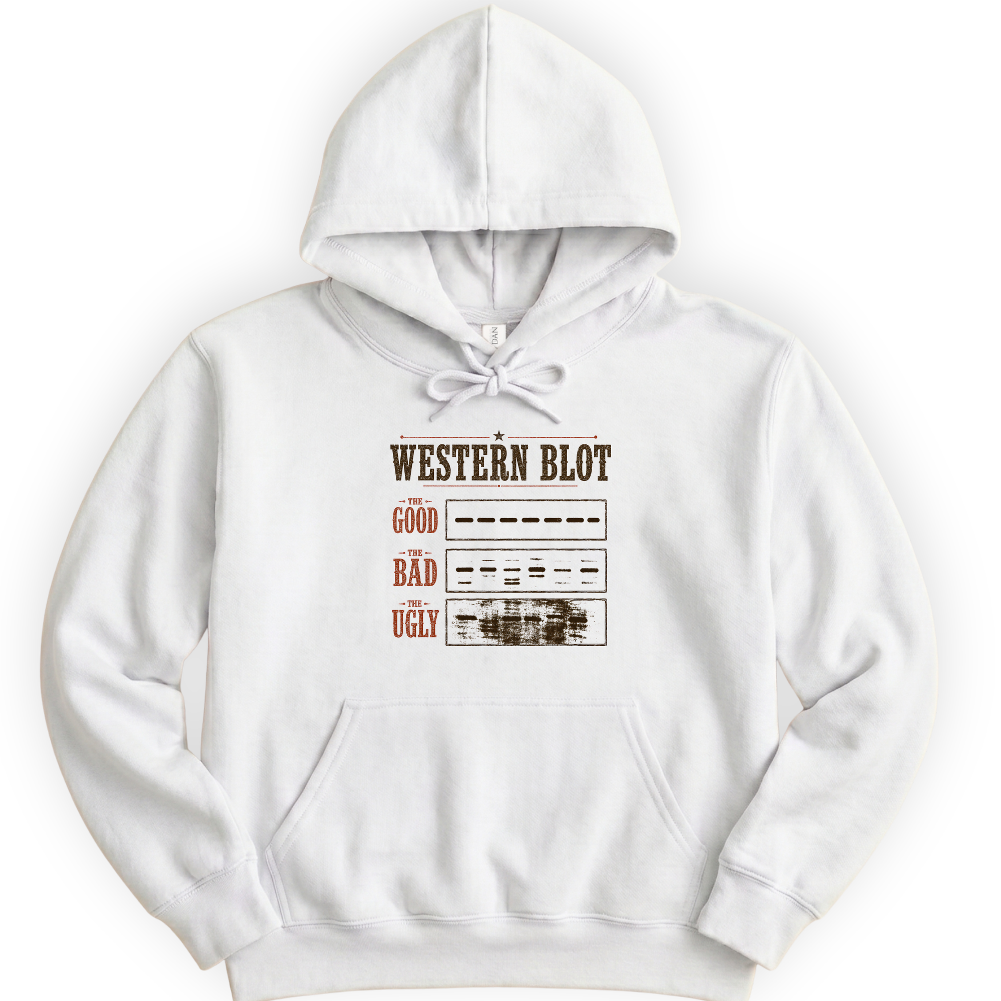 Western Blot hoodie — White