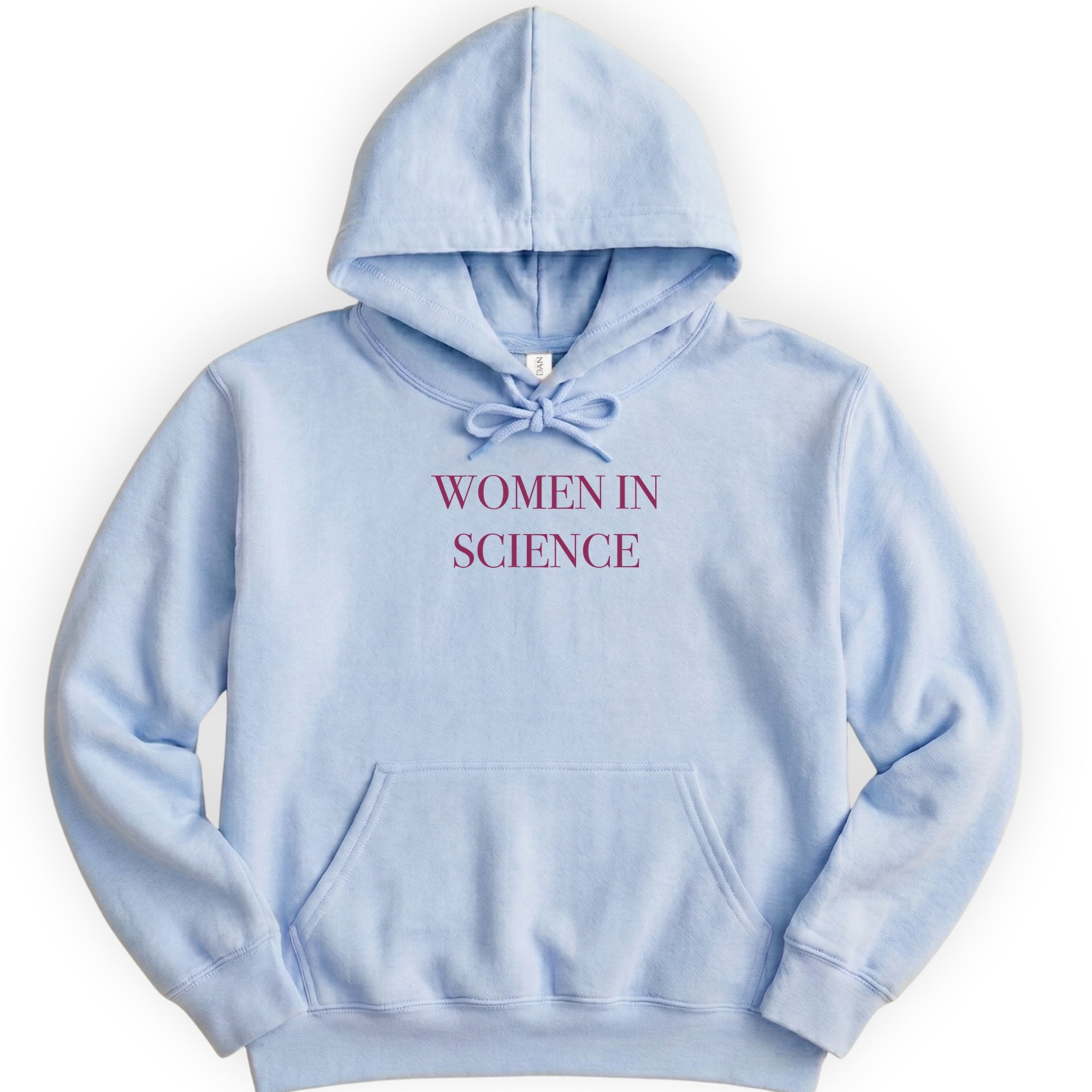 Women In Science hoodie — Light Blue