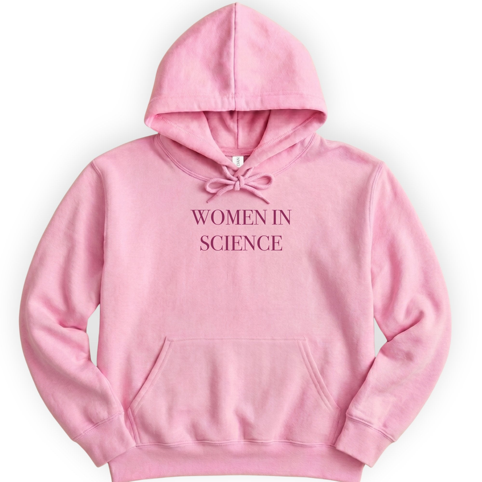 Women In Science hoodie — Light Pink
