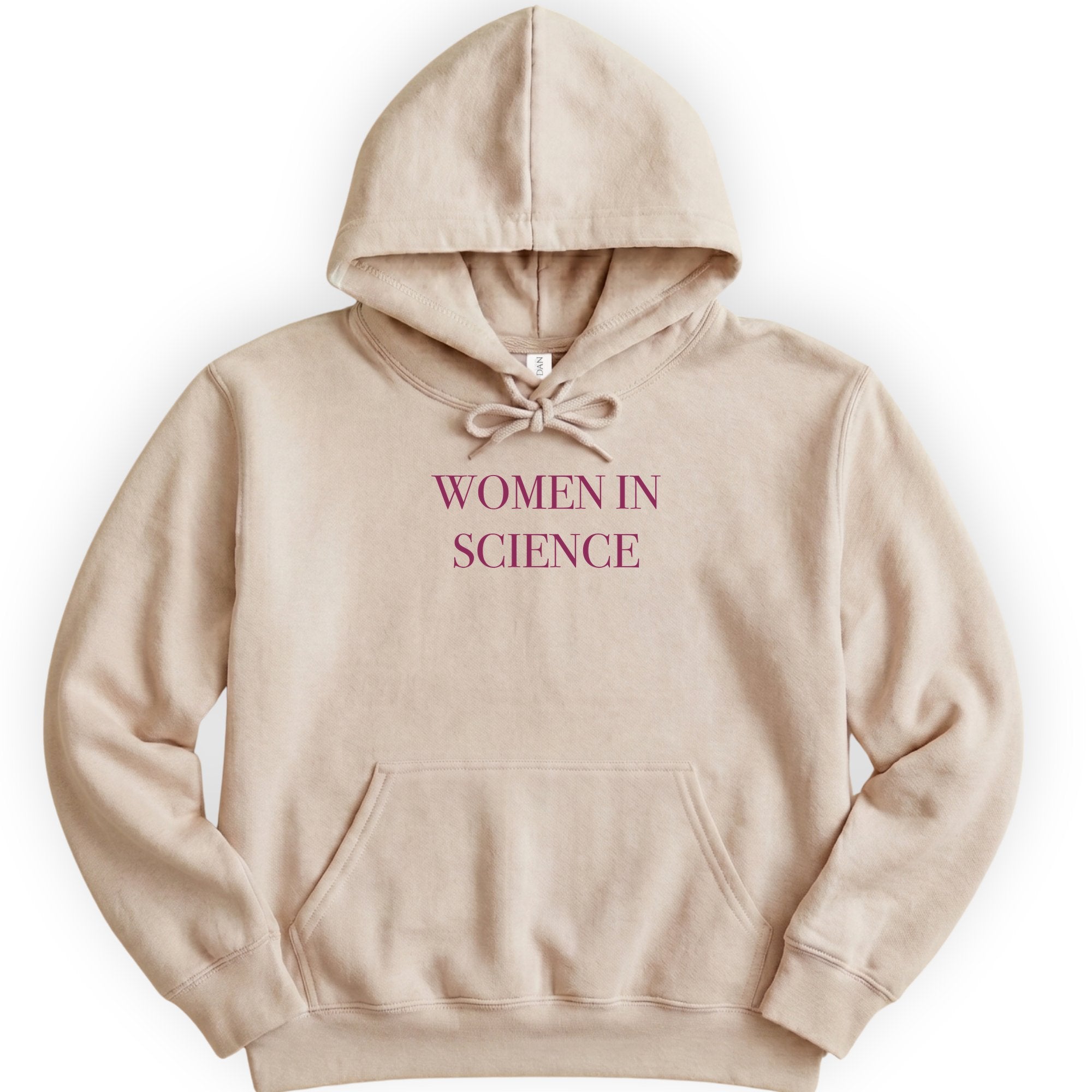 Women In Science hoodie — Sand