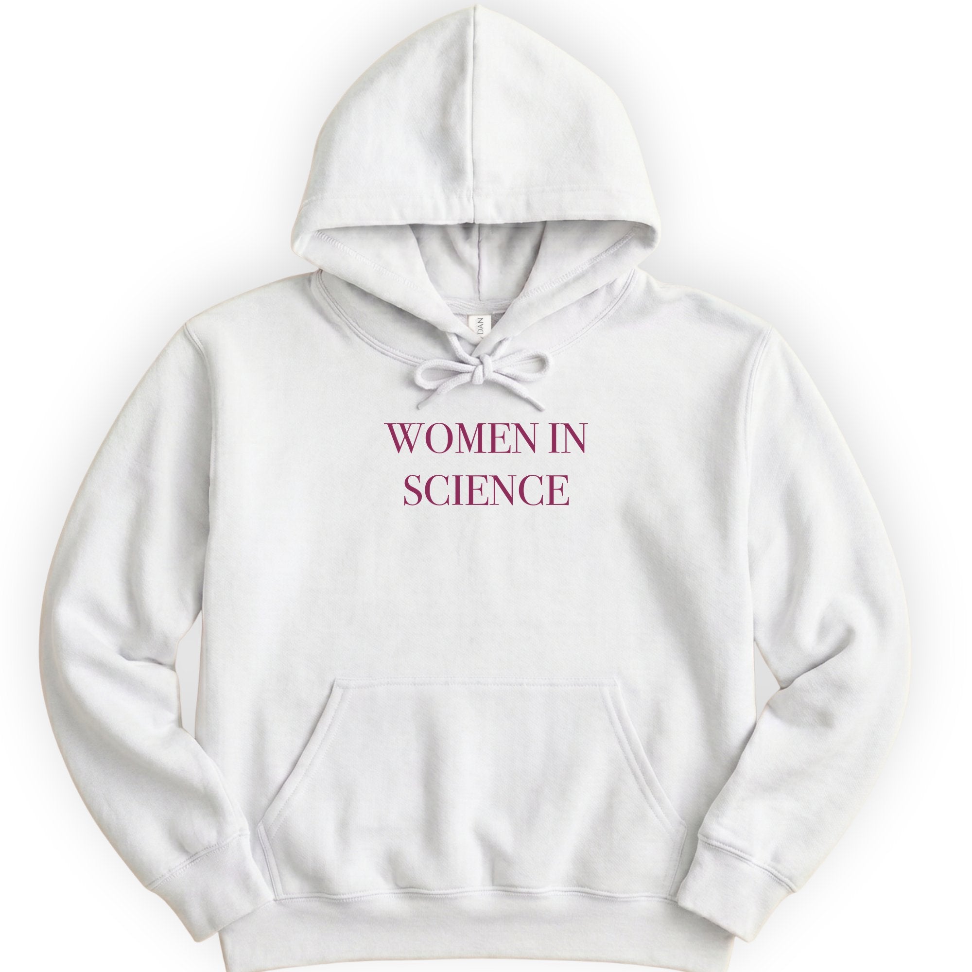 Women In Science hoodie — White
