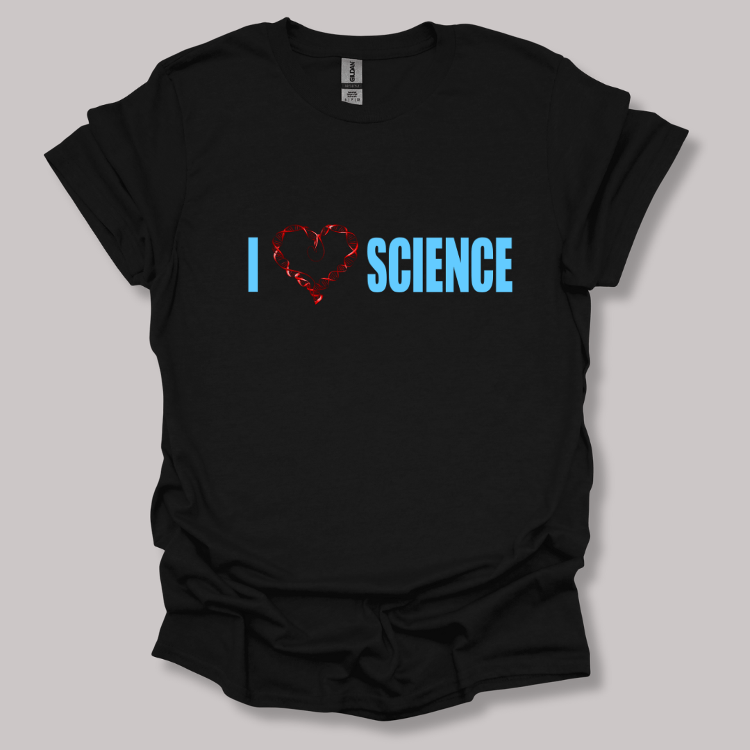 I Love Science T-shirt Black / S