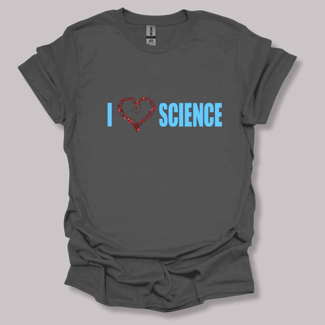 I Love Science T-shirt Charcoal / S