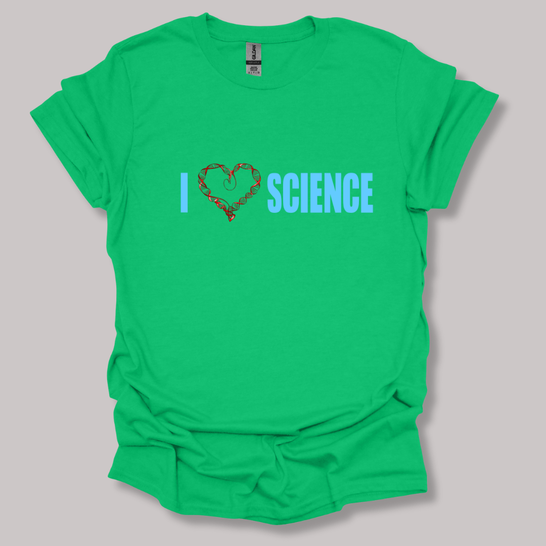 I Love Science T-shirt Irish Green / S