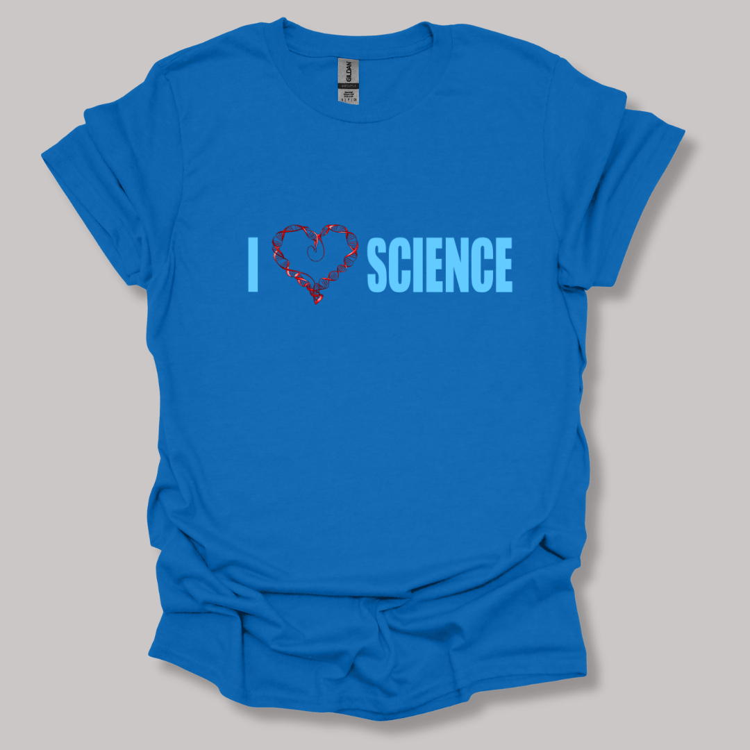 I Love Science T-shirt Royal / S