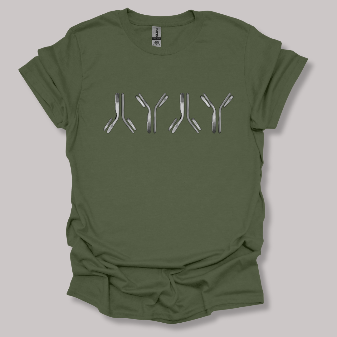 IgG antibodies T-shirt Military Green / S