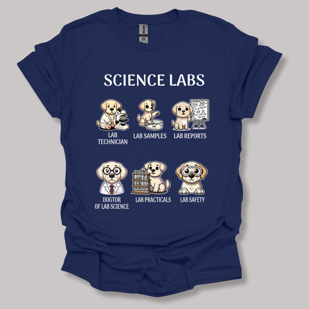 Lab Research Dogs T-Shirt Navy / S