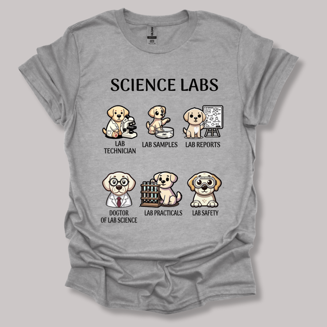 Lab Research Dogs T-Shirt Sports Grey / S