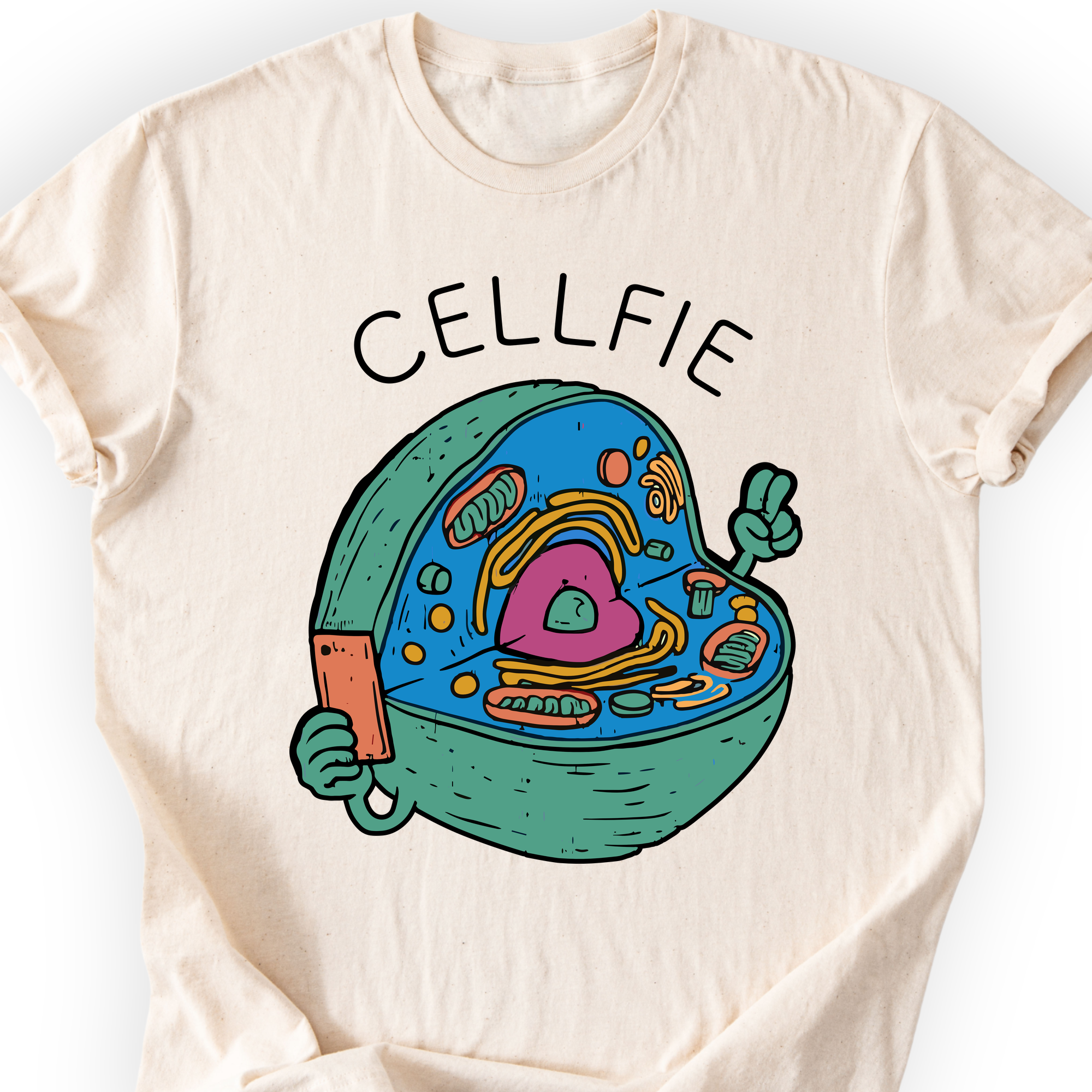 Cellfie T-shirt Natural