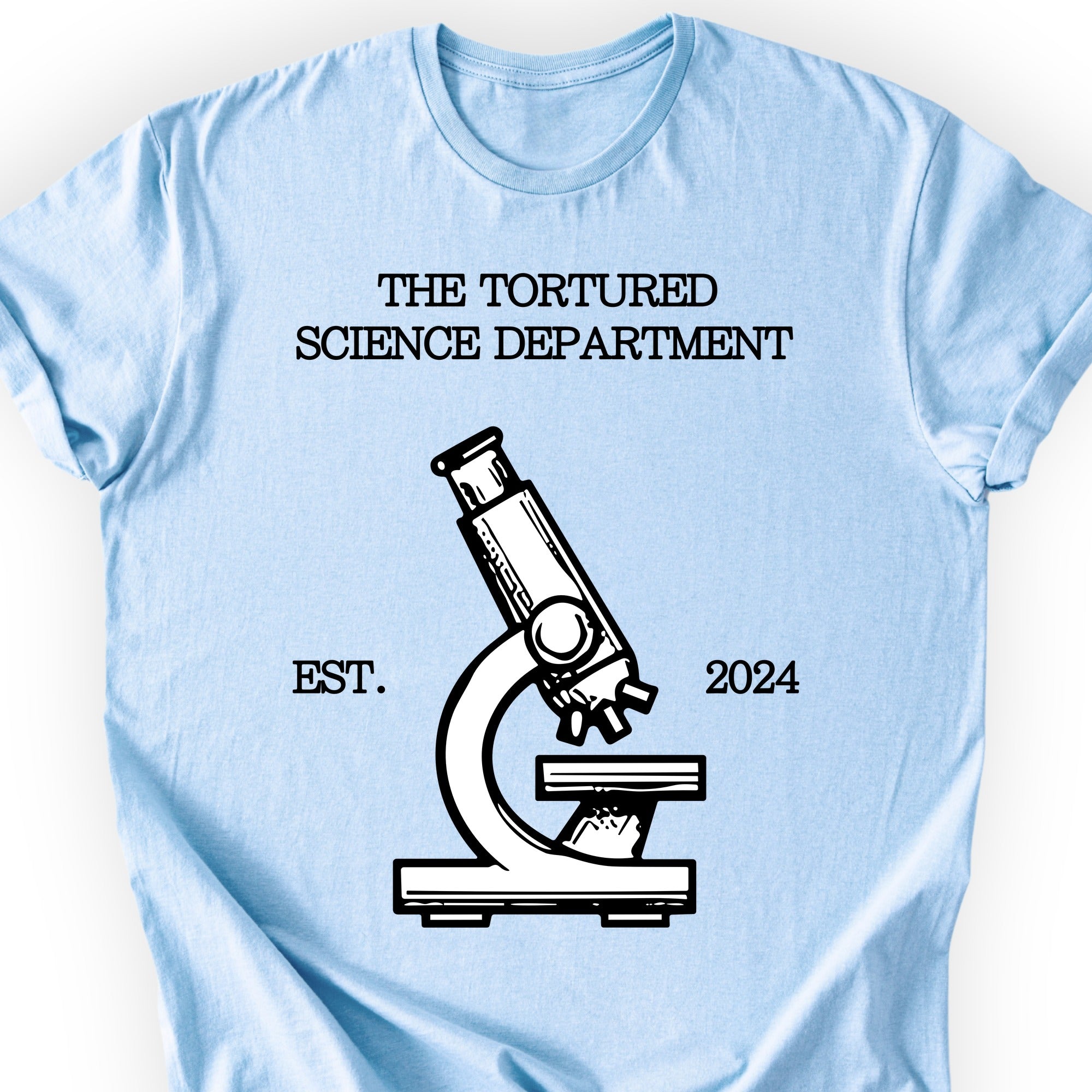 The Tortured Science Department T-shirt Light Blue