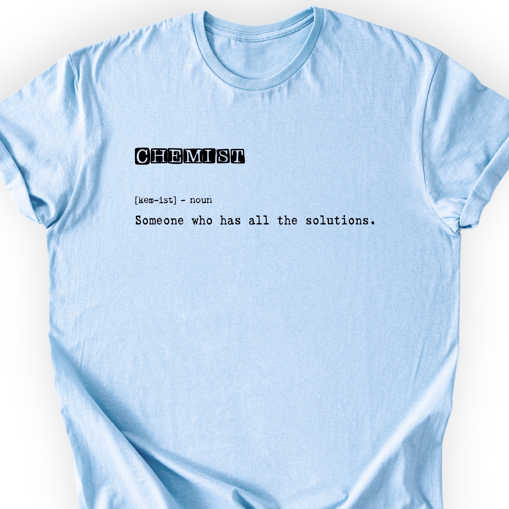 Chemist Definition T-shirt Light Blue