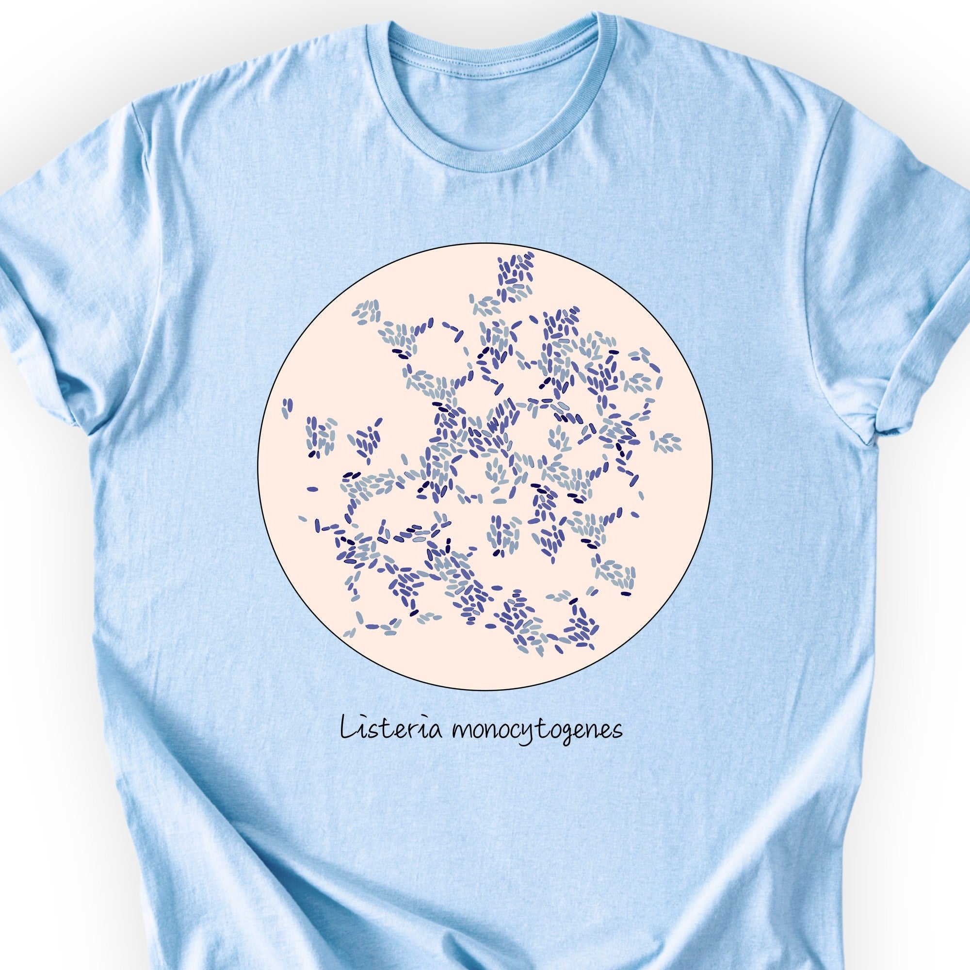 Listeria Monocytogenes T-shirt Light Blue