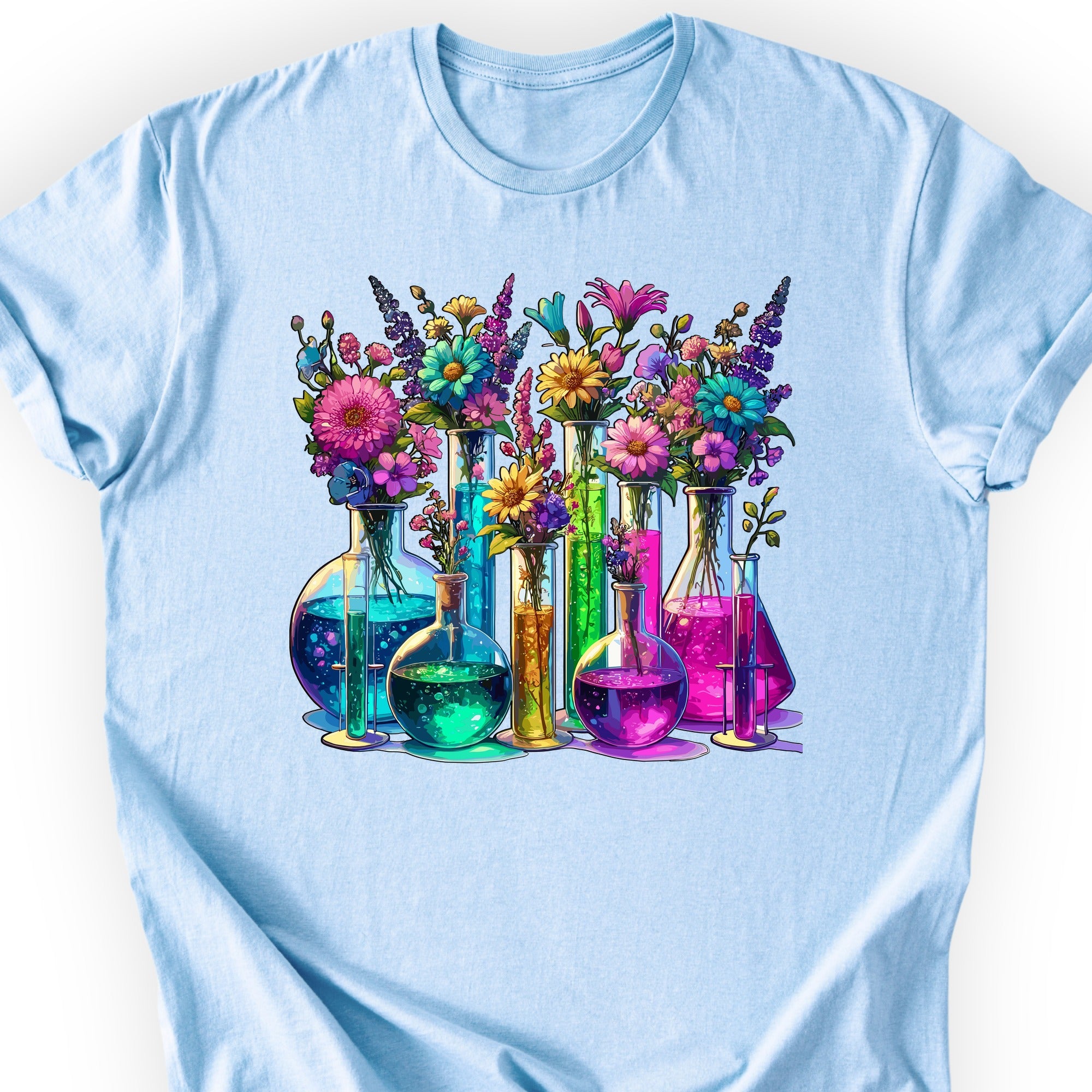 Chemistry Garden T-Shirt Light Blue