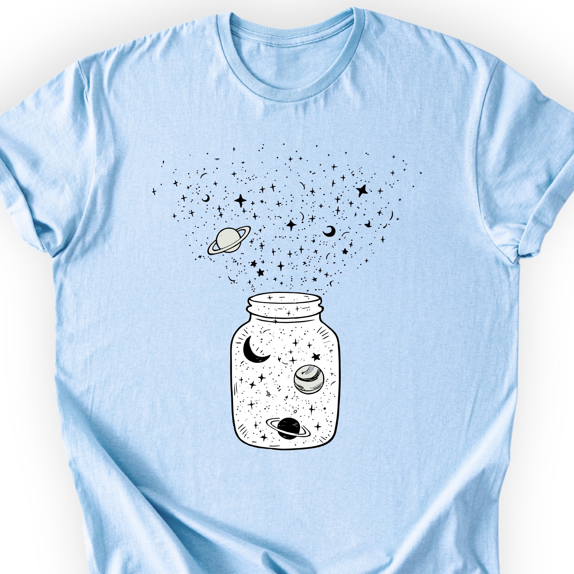 Astronomy Jar T-shirt Light Blue