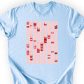 DNA Analysis T-shirt Light Blue