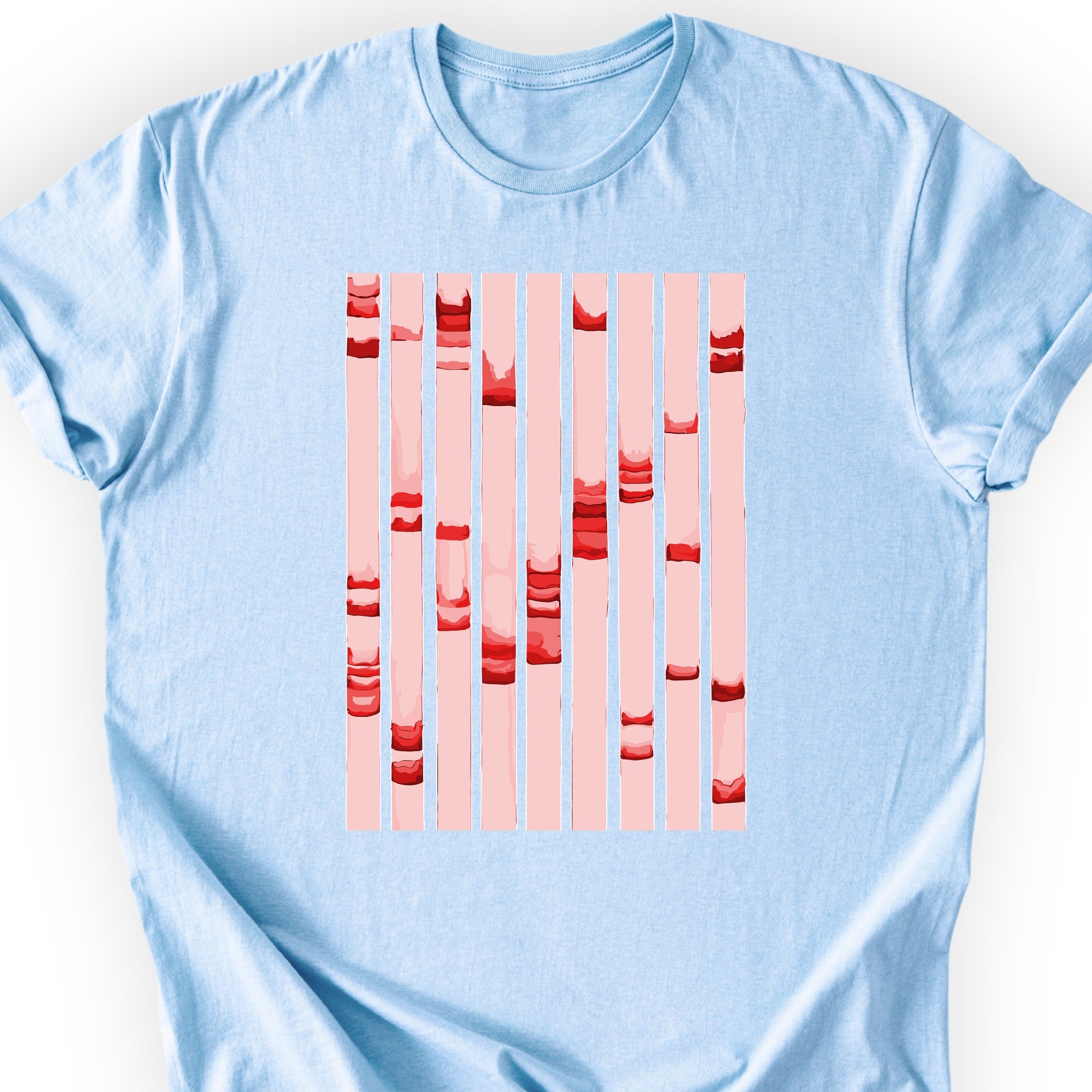 DNA Analysis T-shirt Light Blue