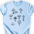 Mushrooms T-shirt Light Blue