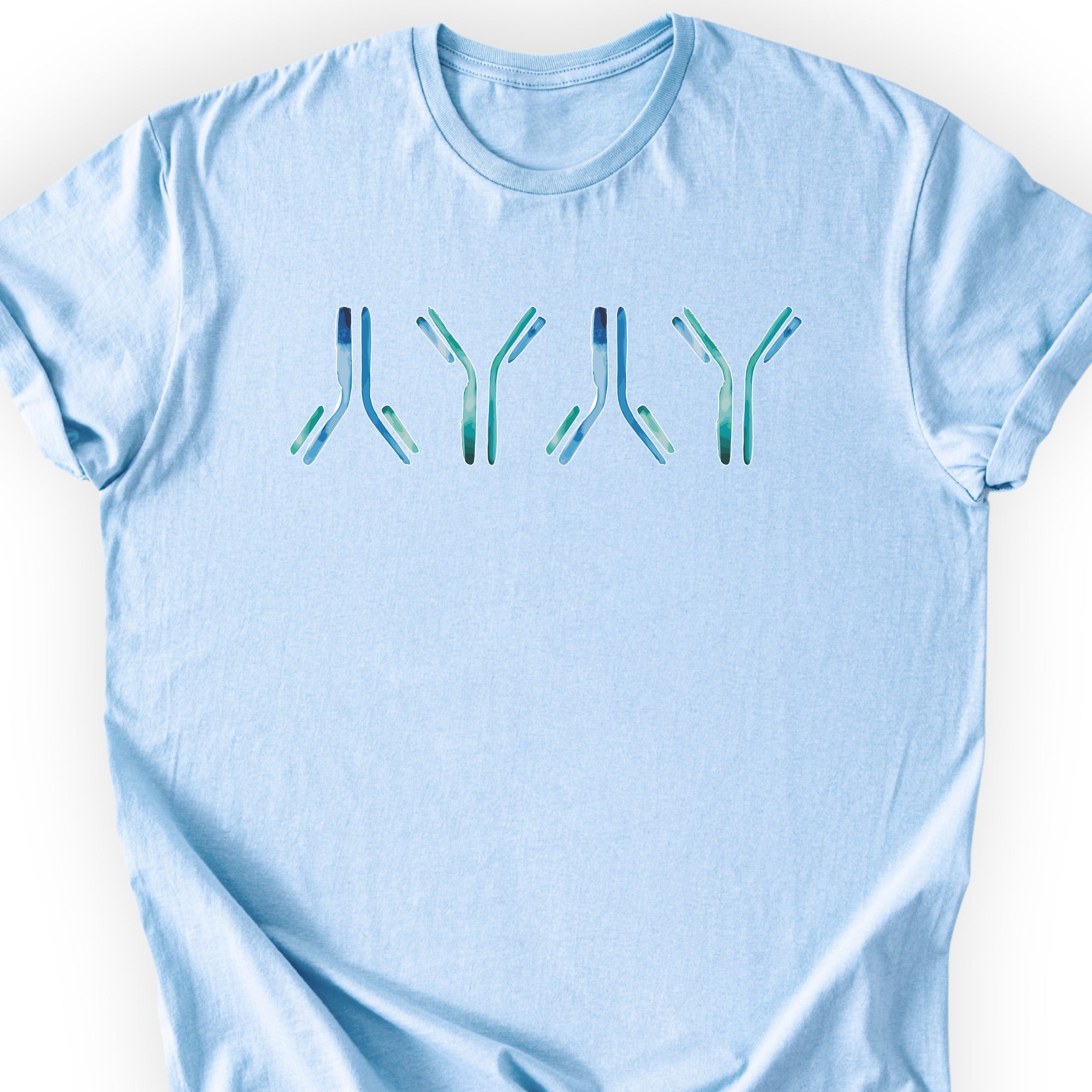 IgG antibodies T-shirt Light Blue