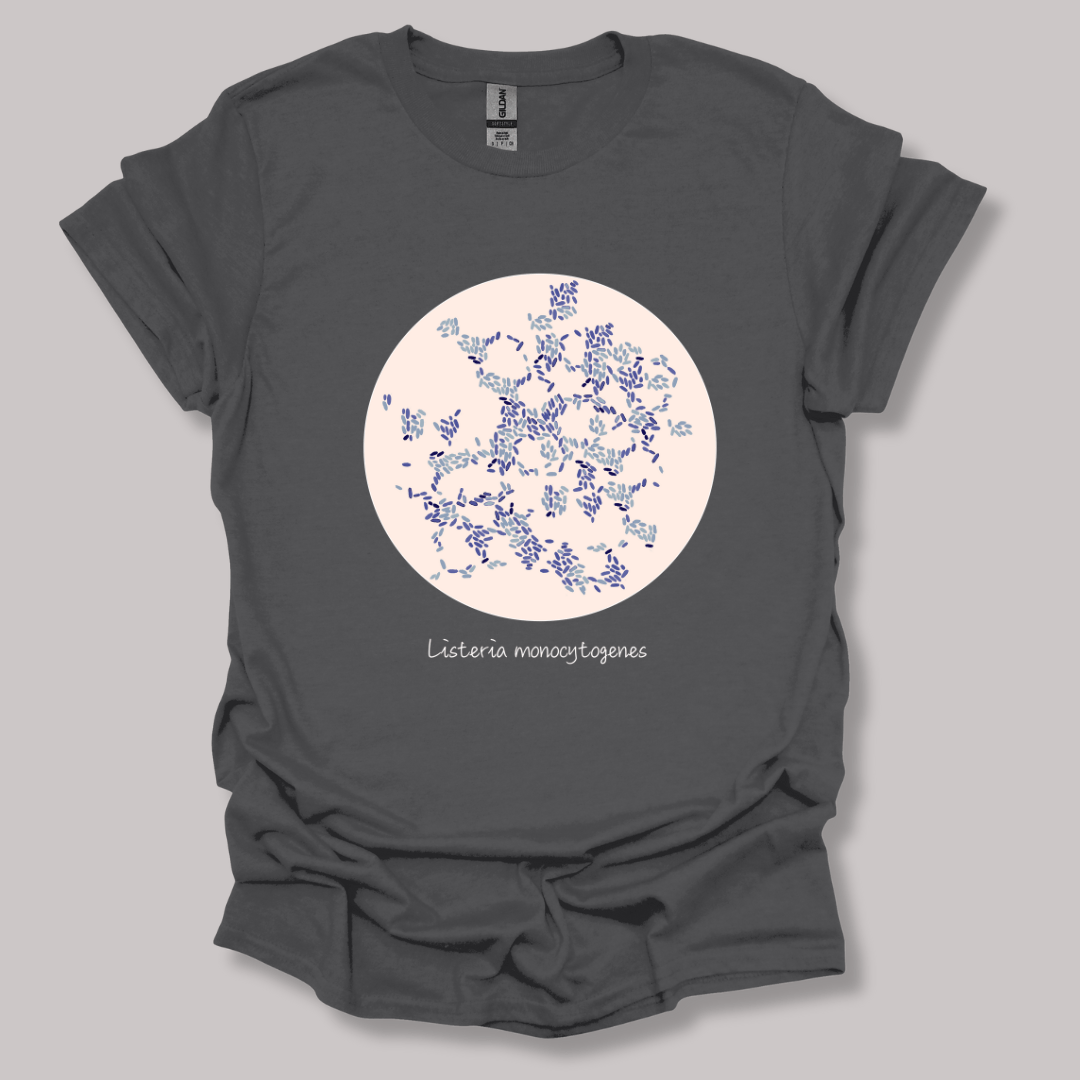Listeria Monocytogenes T-shirt Charcoal / S