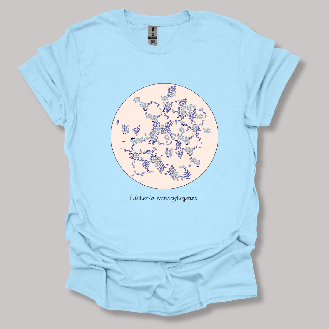 Listeria Monocytogenes T-shirt Light Blue / S