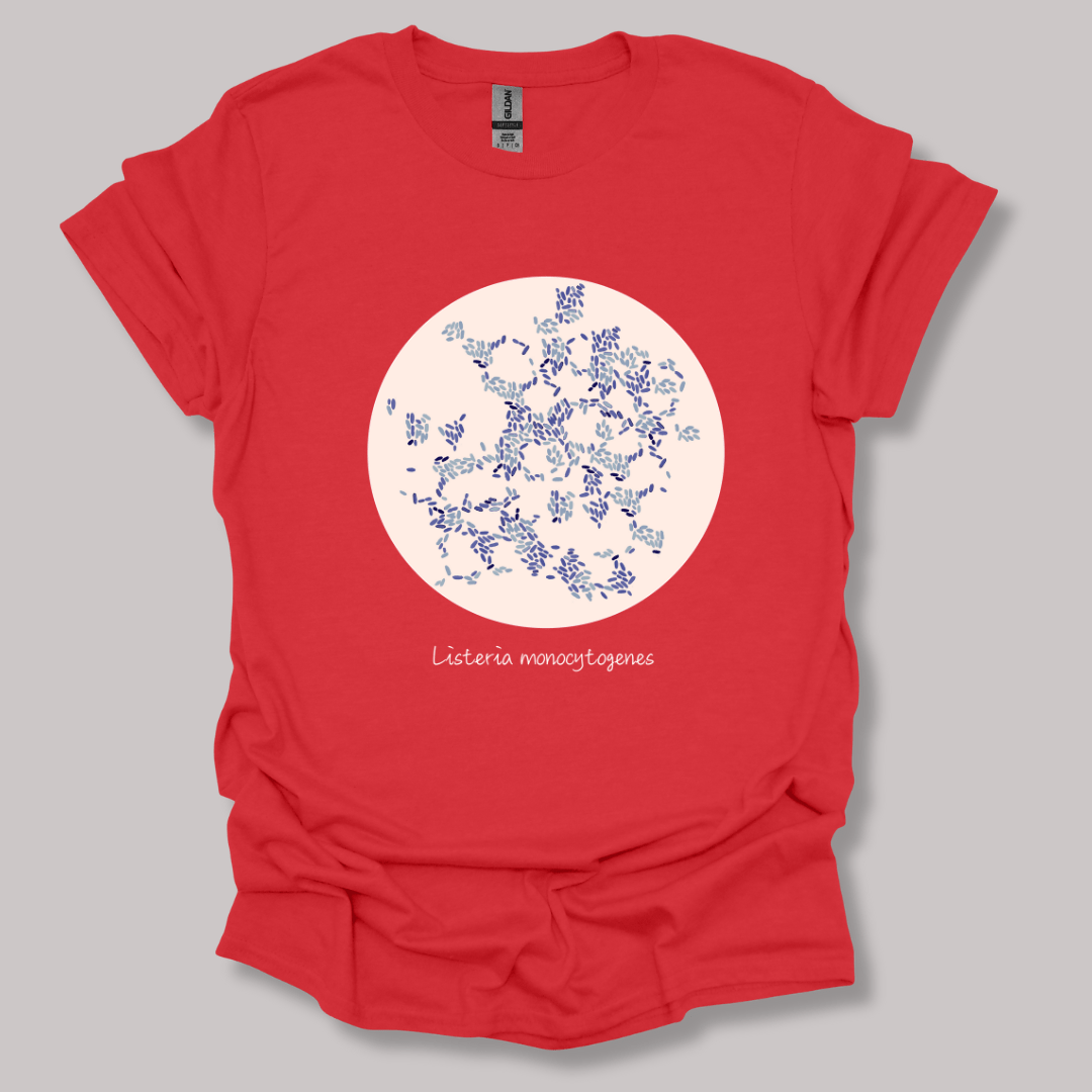Listeria Monocytogenes T-shirt Red / S