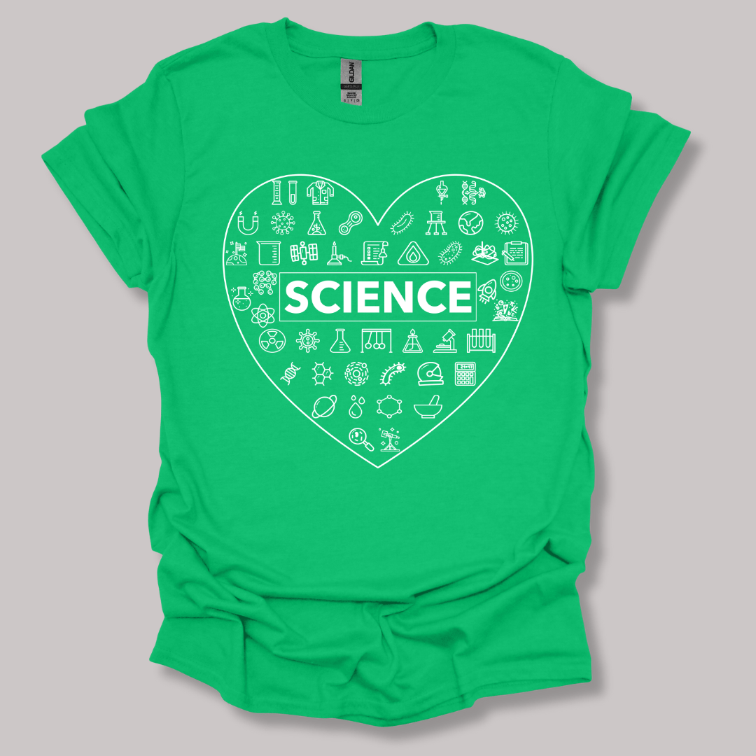 Love of Science T-shirt Irish Green / S