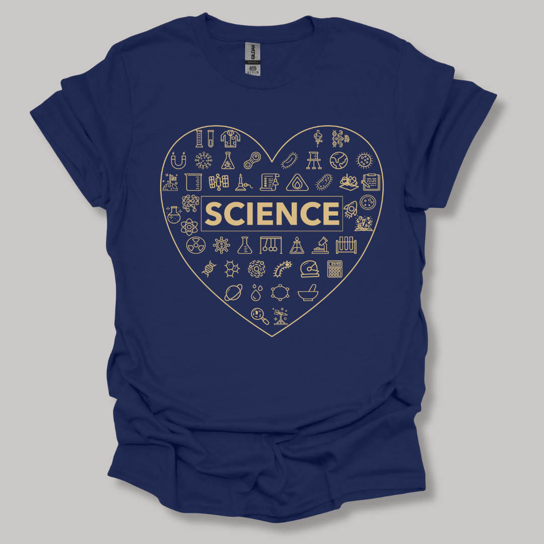 Love of Science T-shirt Navy / S