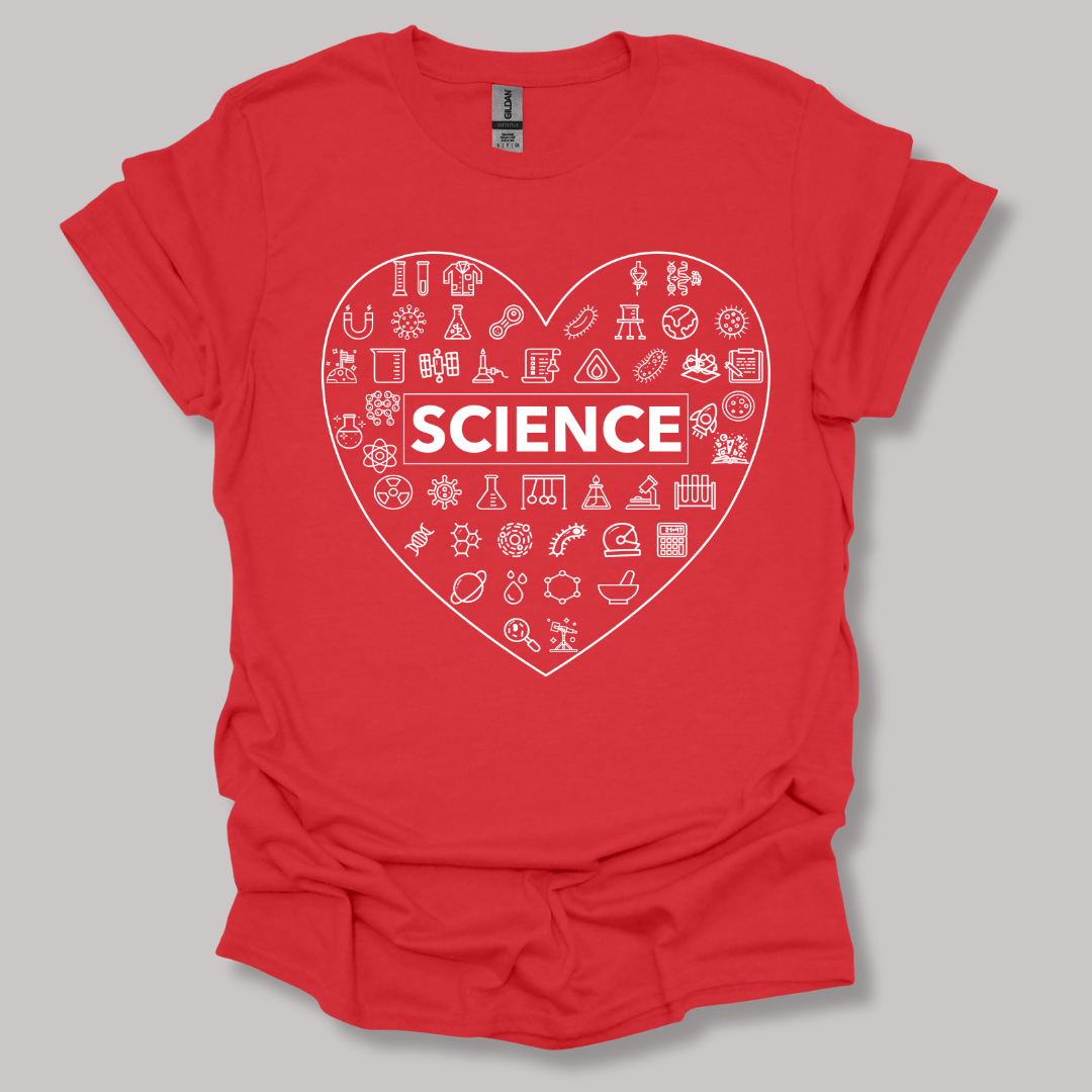 Love of Science T-shirt Red / S