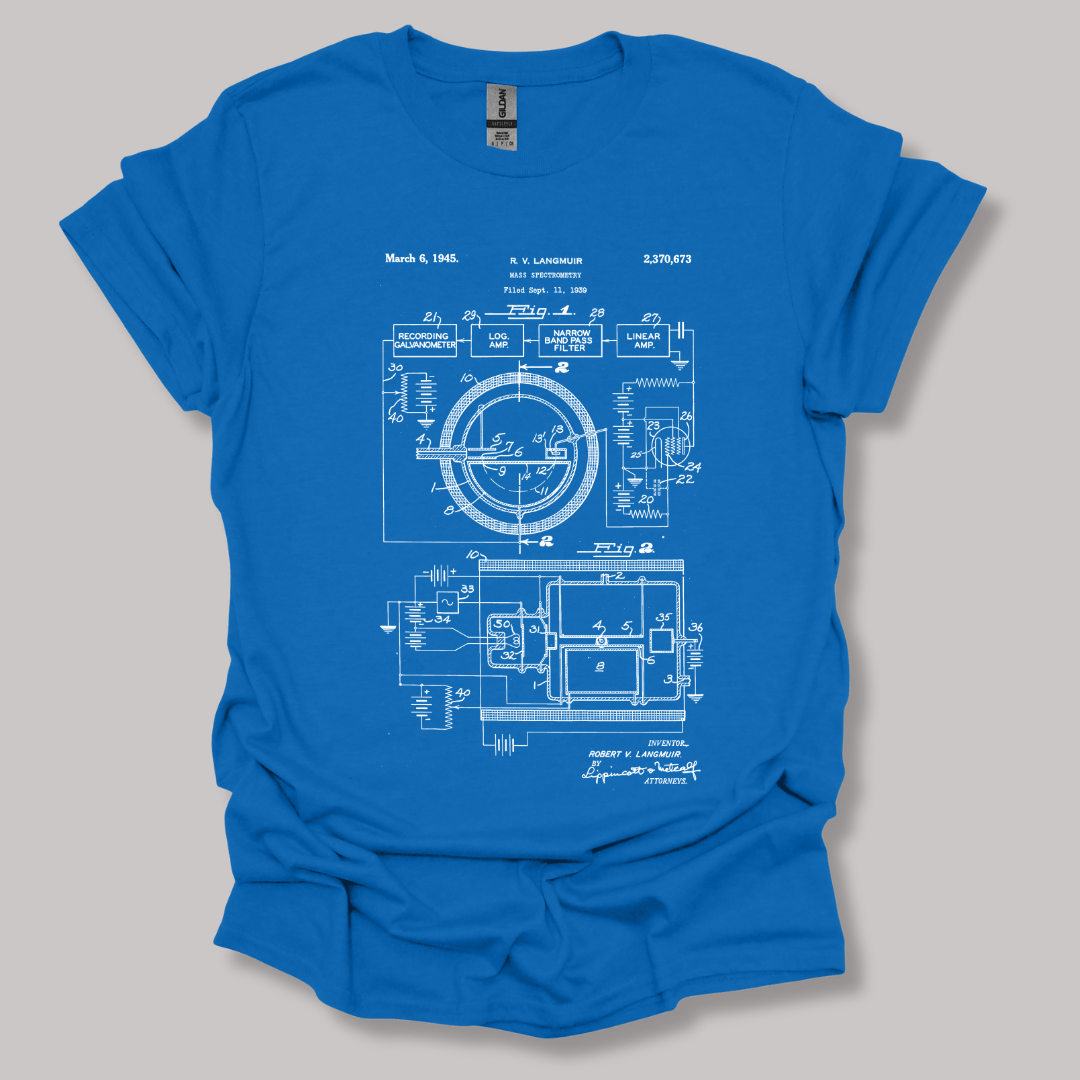 Mass Spec Patent T-shirt Royal / S