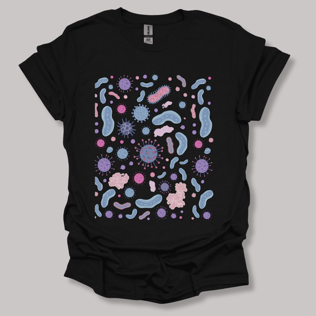 Microbiology  T-shirt Black / S