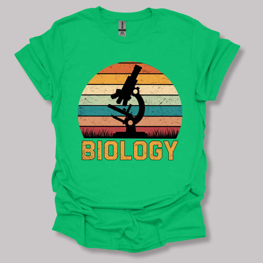 Microscope Sunset T-shirt Irish Green / S
