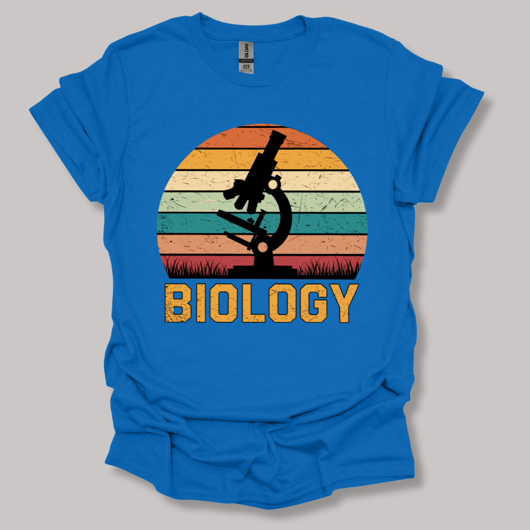 Microscope Sunset T-shirt Royal / S